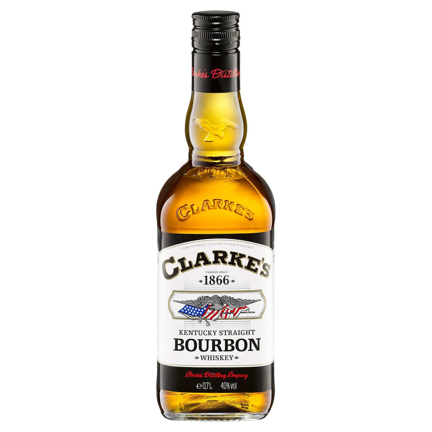 CLARKE'S Bourbon Whiskey 0,7 l