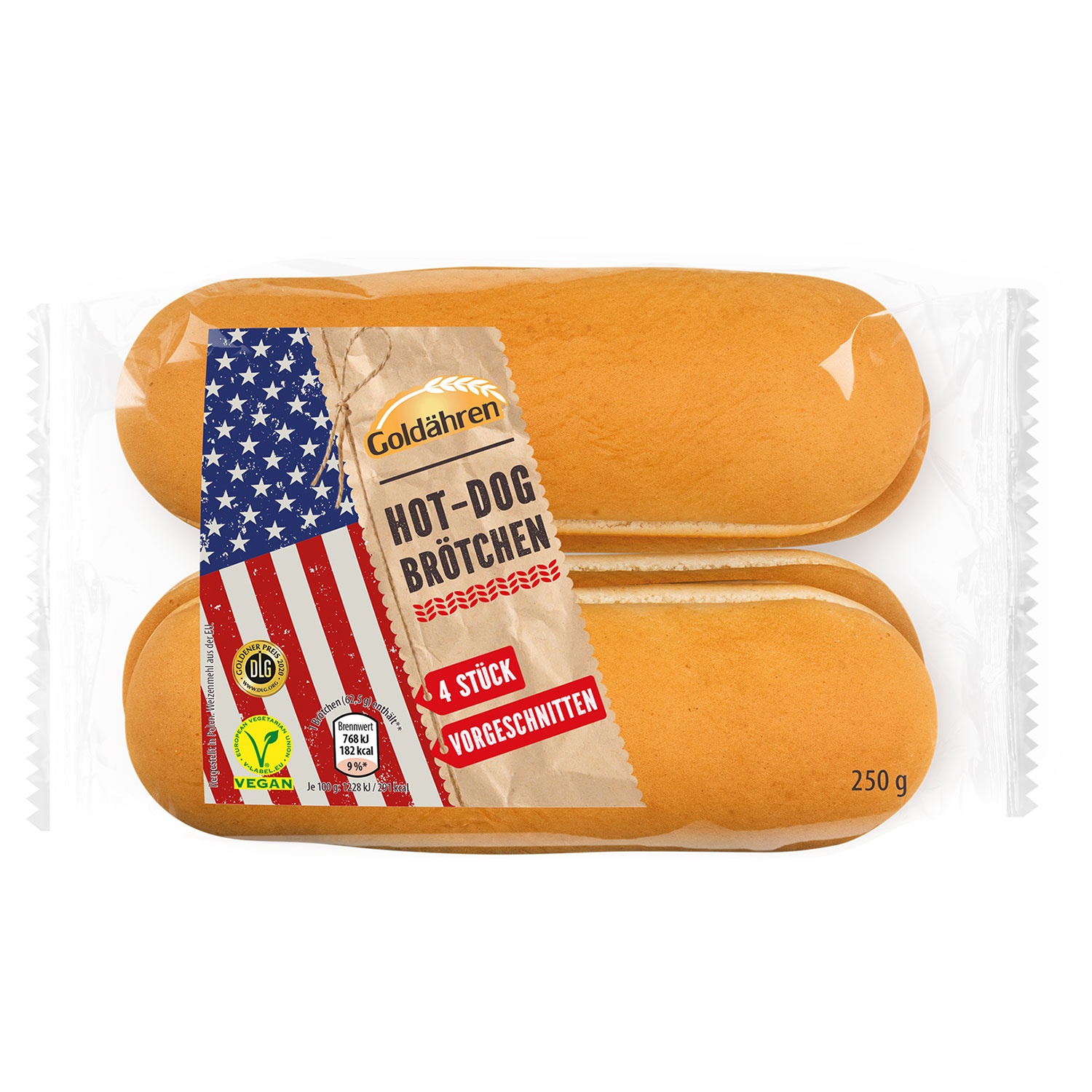 GOLDÄHREN Hot-Dog Brötchen 250 g | ALDI SÜD