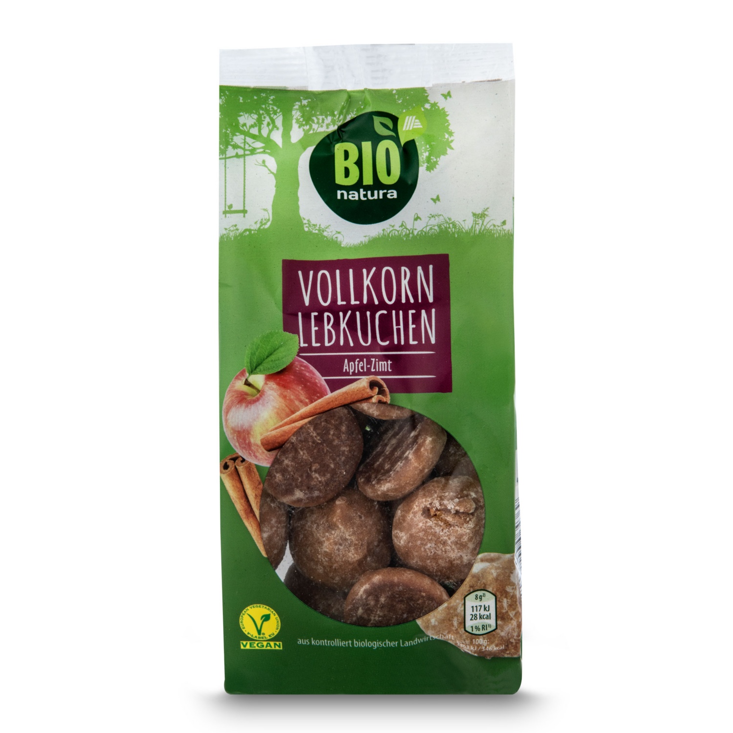BIO Natura BIO-Vollkorn-Lebkuchen, Apfel-Zimt | HOFER