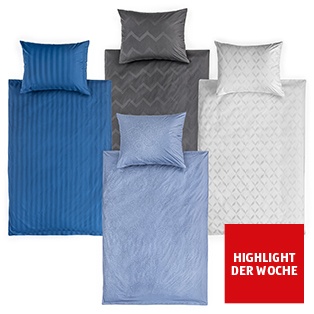 CASA DECO Bettwäsche Jacquard Premium
