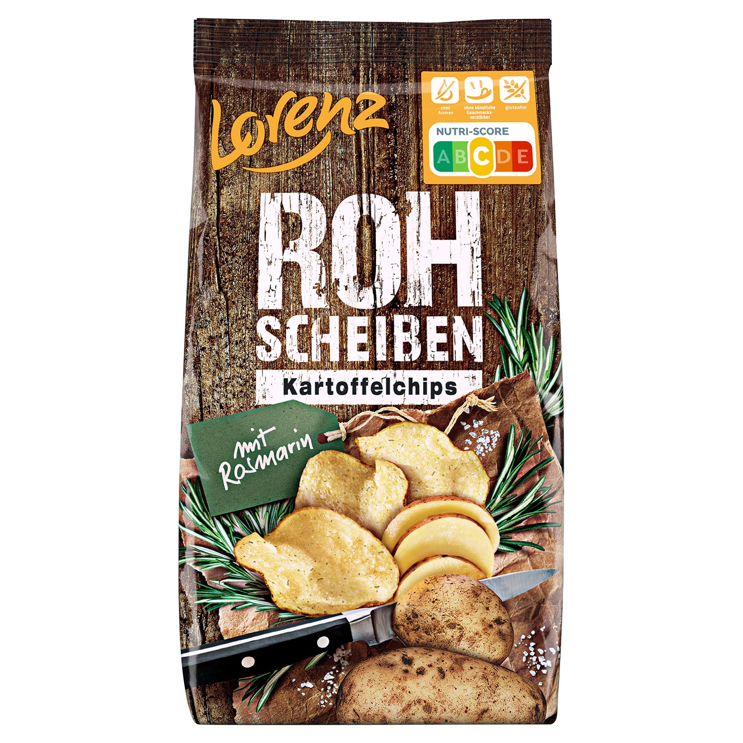 LORENZ® Rohscheiben Kartoffelchips 120 g