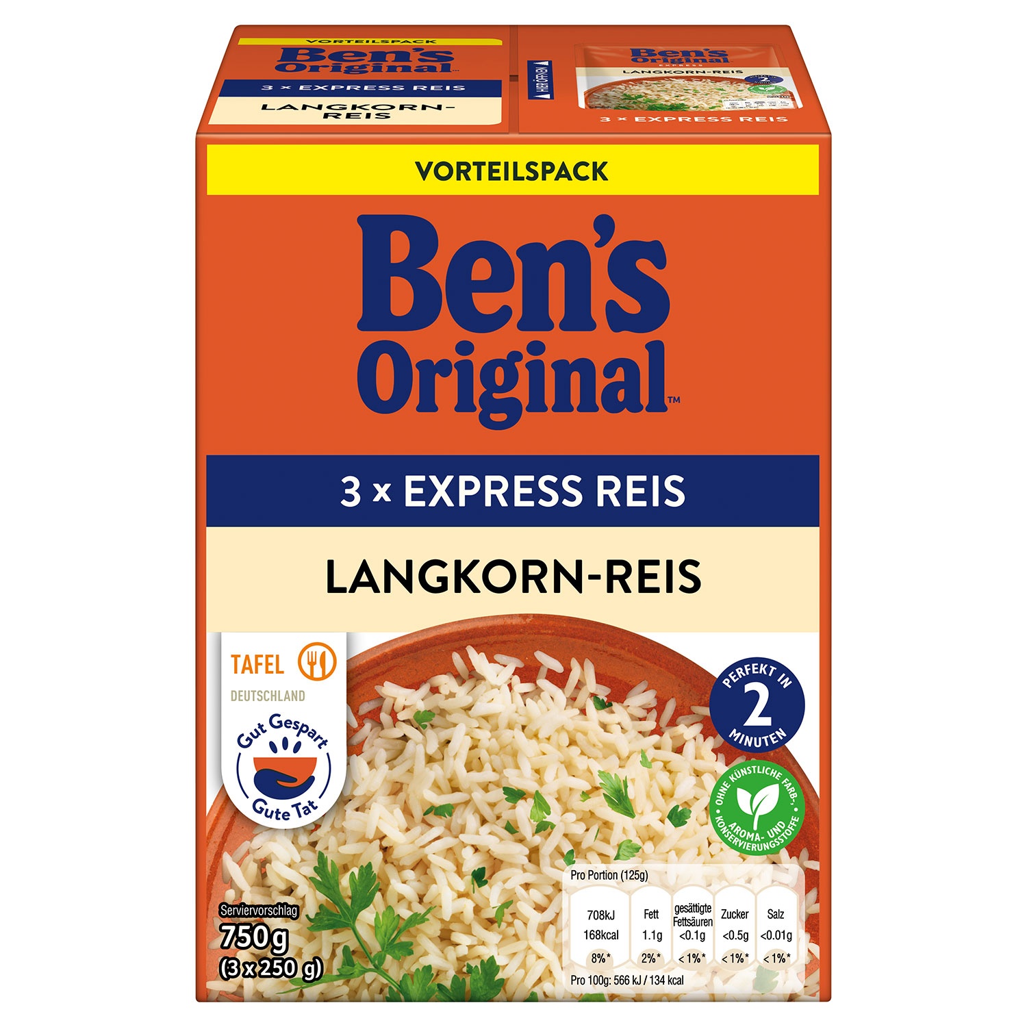 BEN’S ORIGINAL Expressreis Vorteilspack 750 g