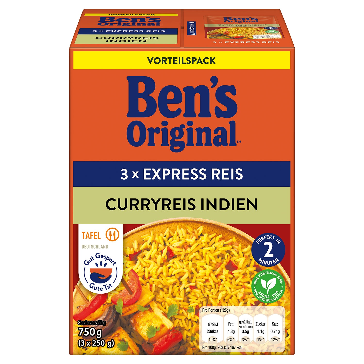 BEN’S ORIGINAL Expressreis Vorteilspack 750 g