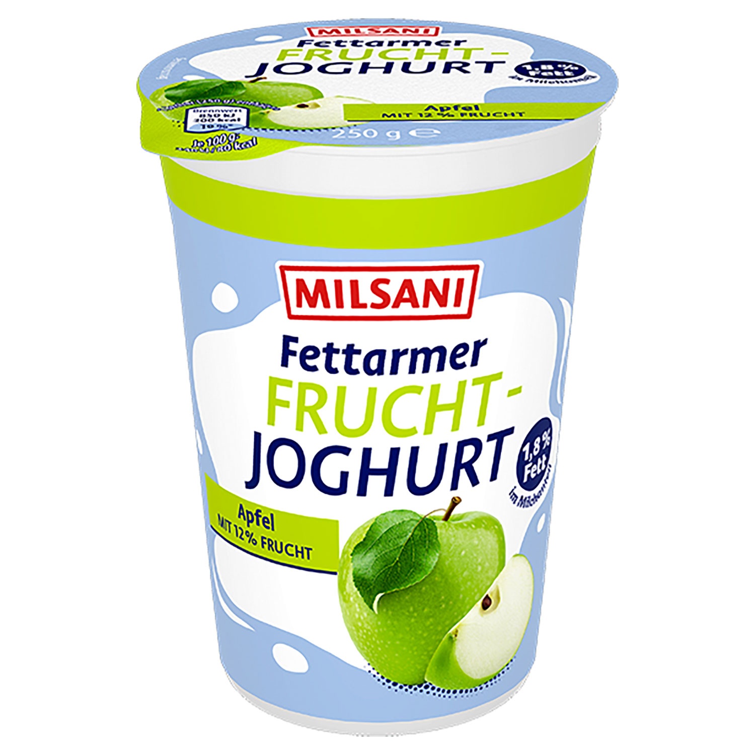 MILSANI Fettarmer Fruchtjoghurt 250 g, Apfel