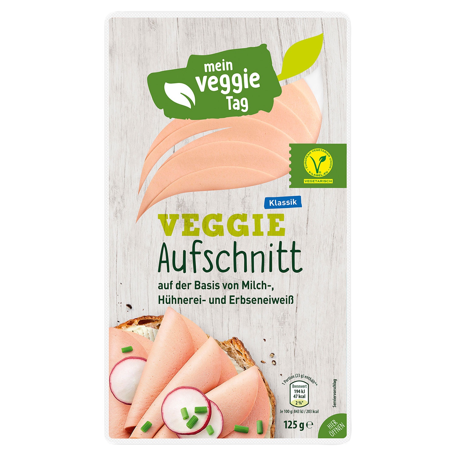 MEIN VEGGIE TAG Veggie-Aufschnitt 125 g
