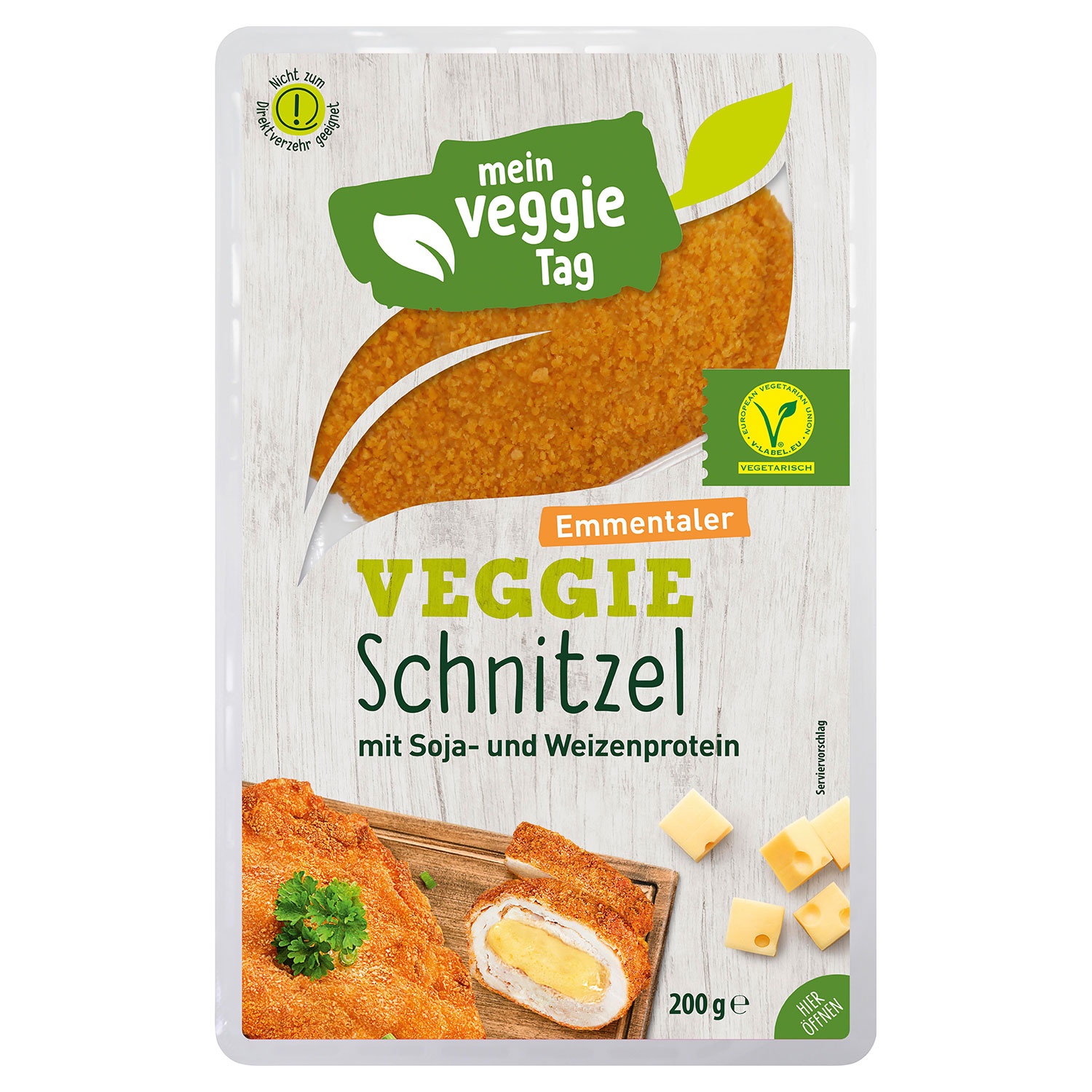MEIN VEGGIE TAG Vegane oder Veggie-Schnitzel 200 g