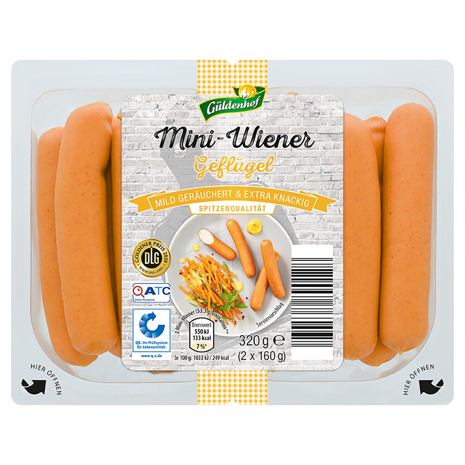 GÜLDENHOF Mini Wiener 320 g, Geflügel | ALDI SÜD