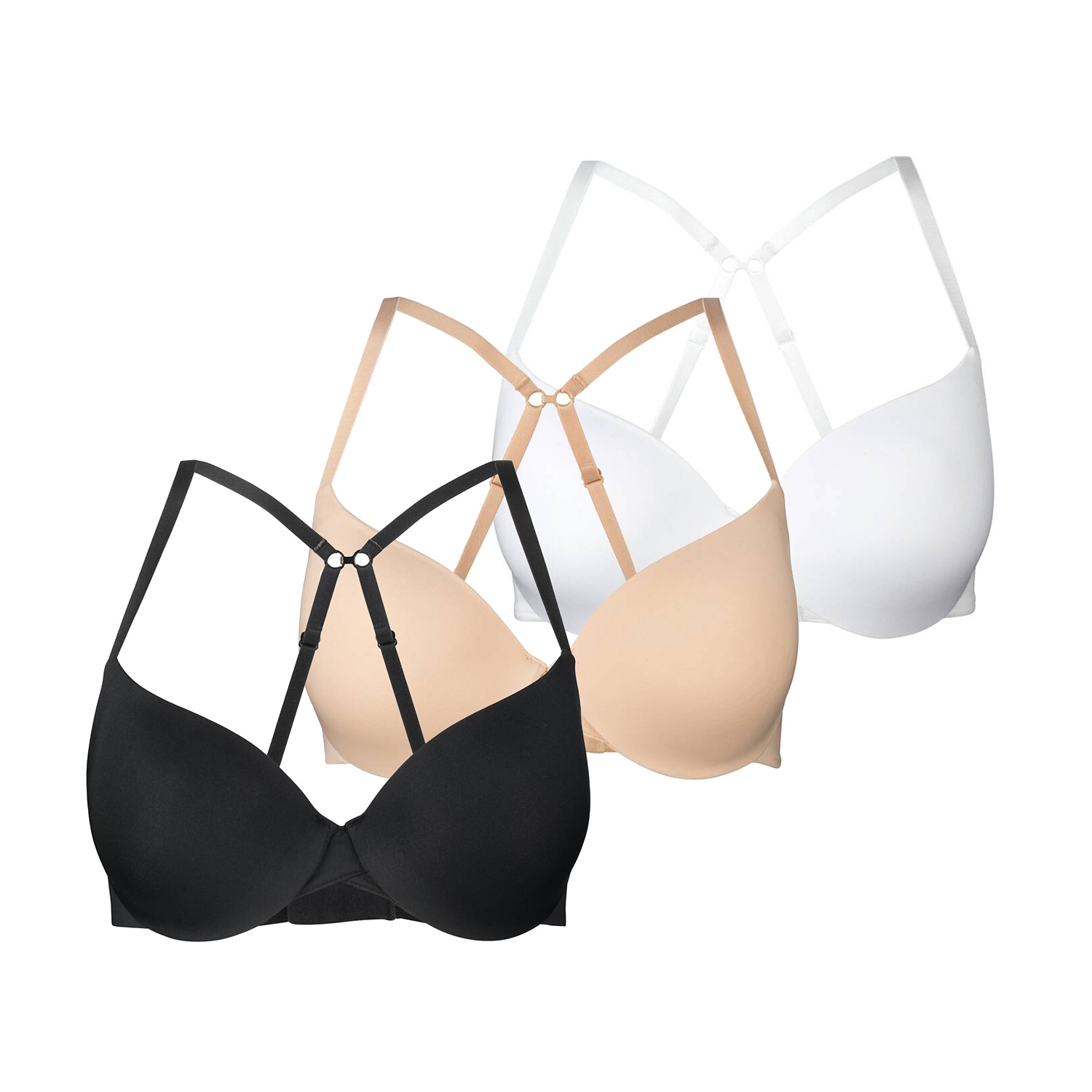 DIM Reggiseno Con Ferretto E Coppe Preformate In Microfibra E Tulle