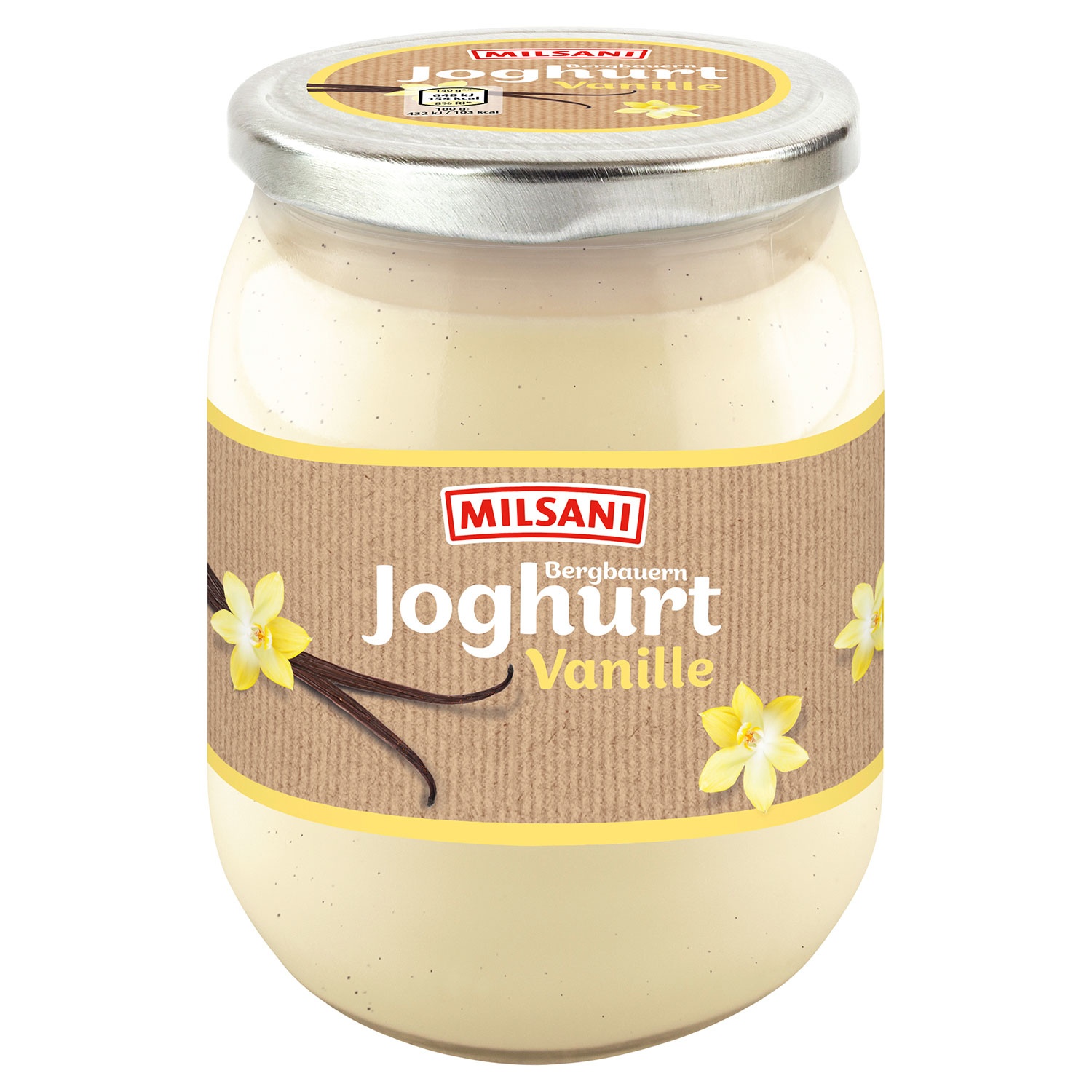 MILSANI Bergbauern-Joghurt 450 g, Vanille