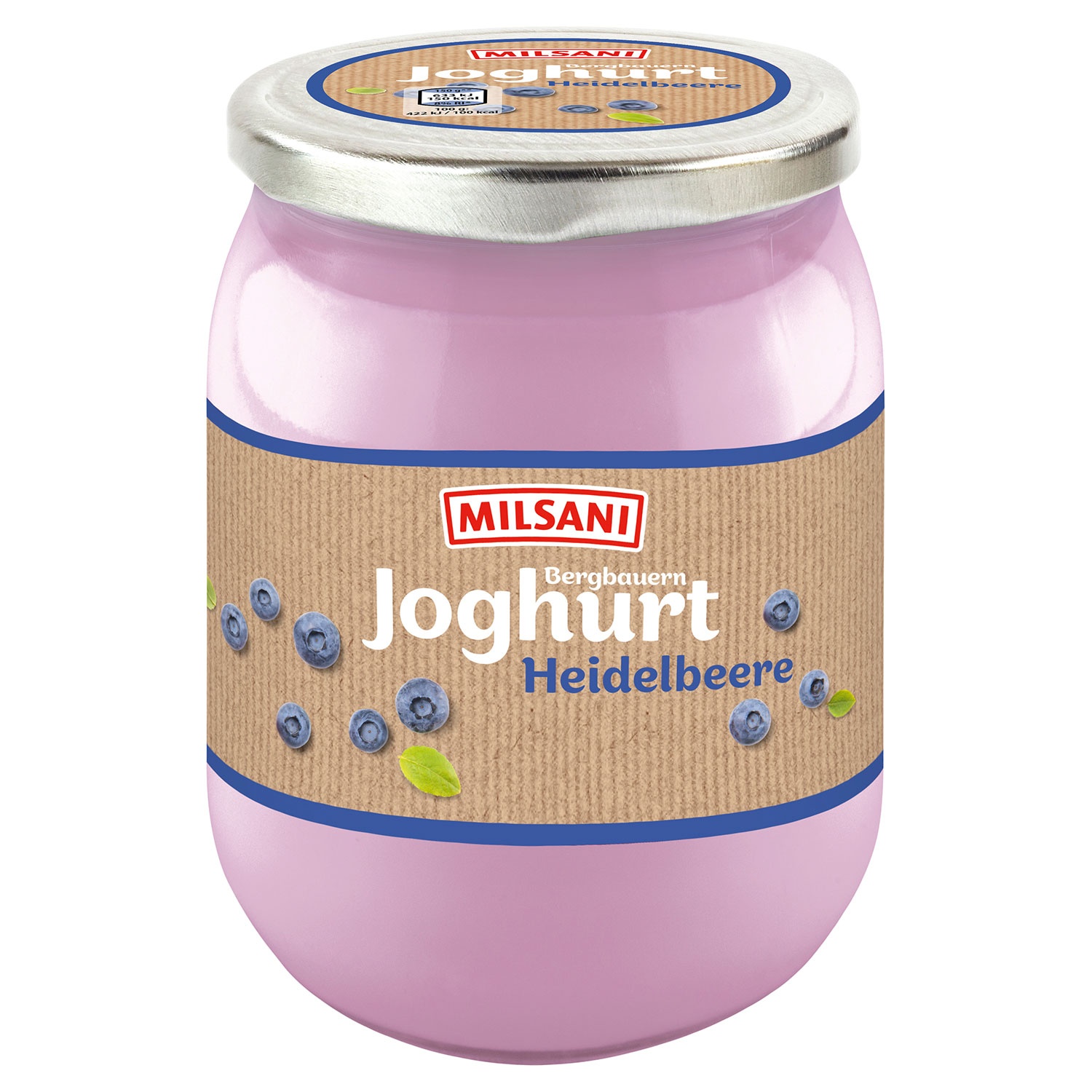 MILSANI Bergbauern-Joghurt 0,45 kg, Heidelbeere