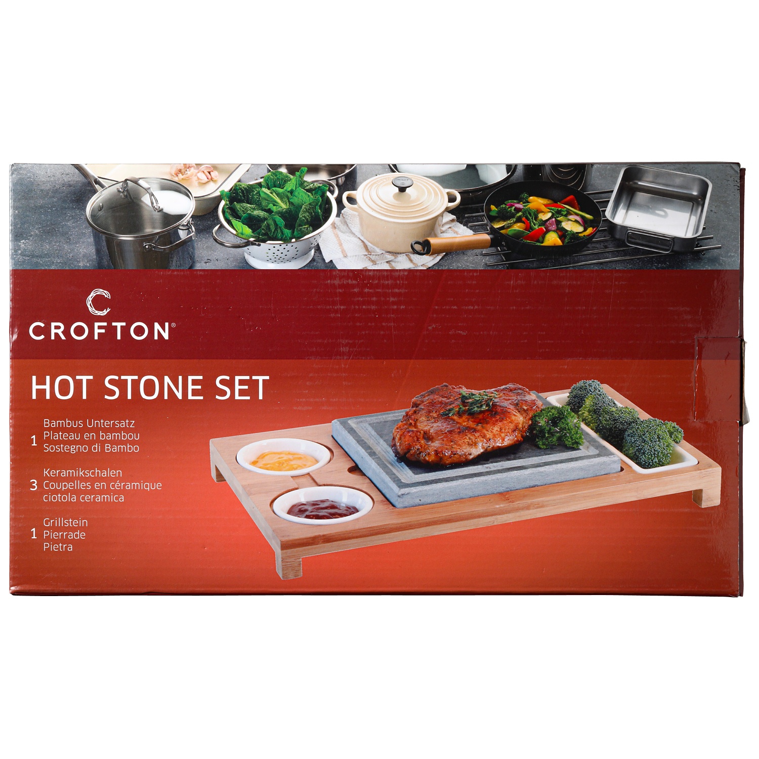 CROFTON Hot Stone Set