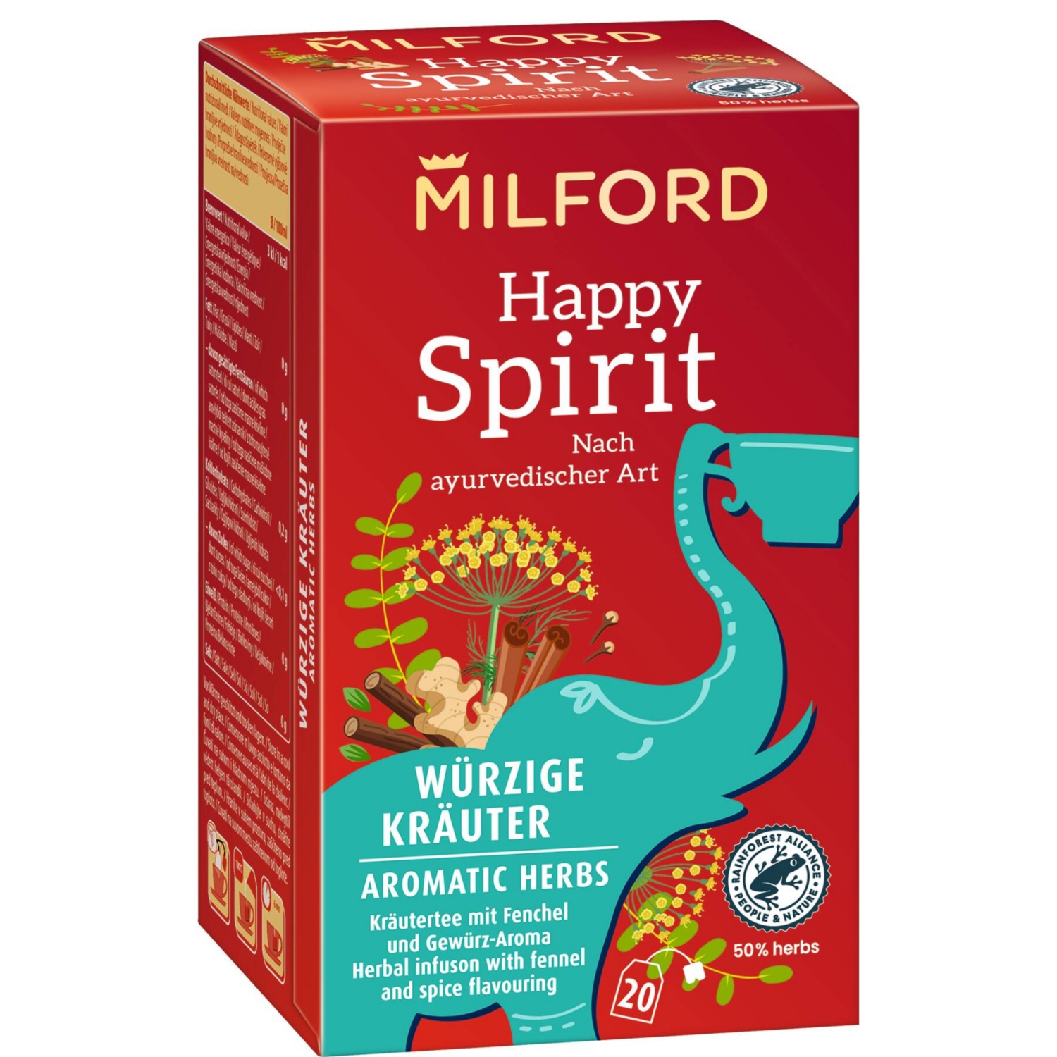 MILFORD Sadni čaj, Happy spirit
