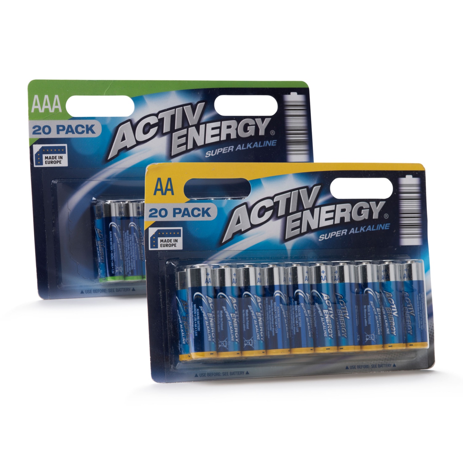 ACTIV ENERGY Batterie, confezione maxi ALDI