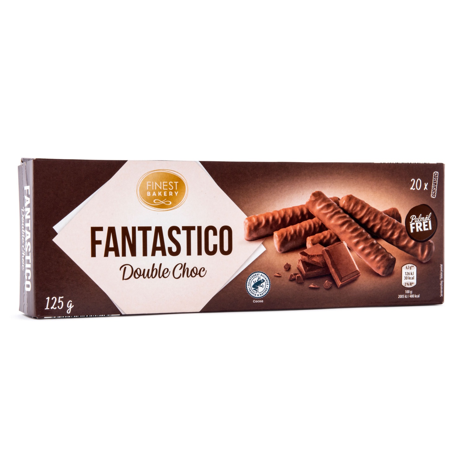 FINEST BAKERY Röllchen Fantastico, Double Chocolate