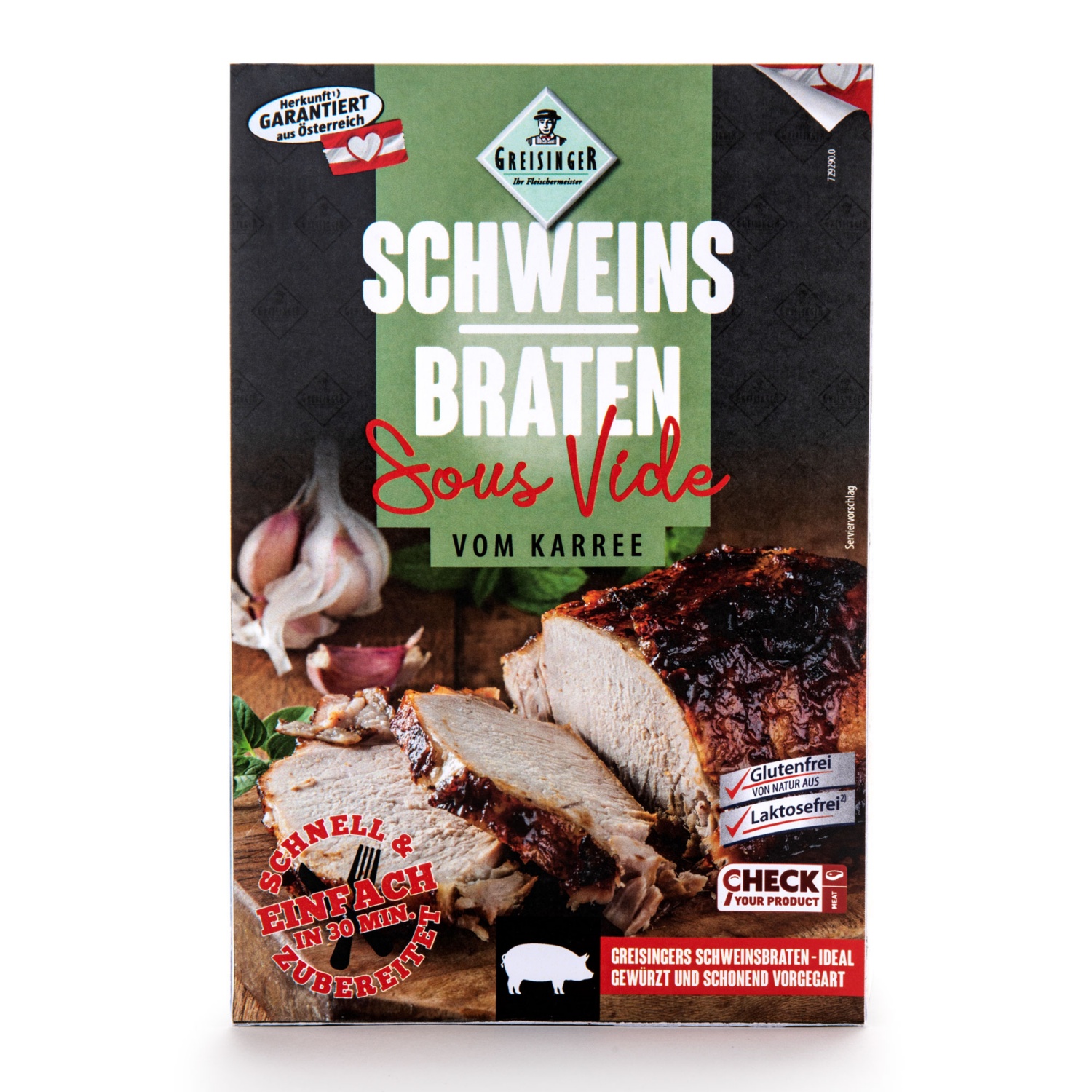 Schweinsbraten sous vide, Karree