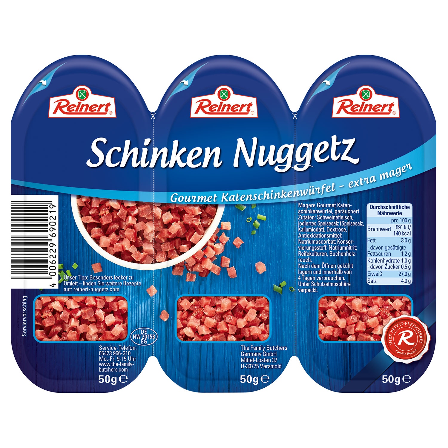 REINERT® Schinken Nuggetz 150 g