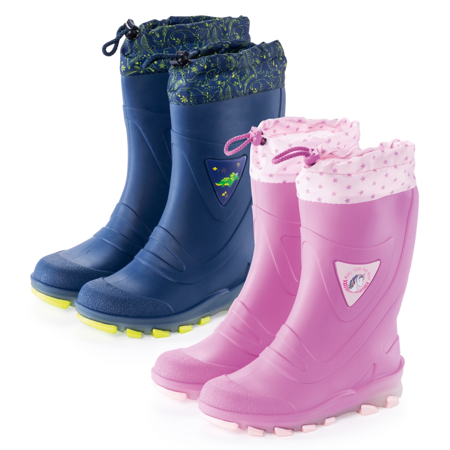 IMPIDIMPI Kleinkinder-Regenstiefel mit LED