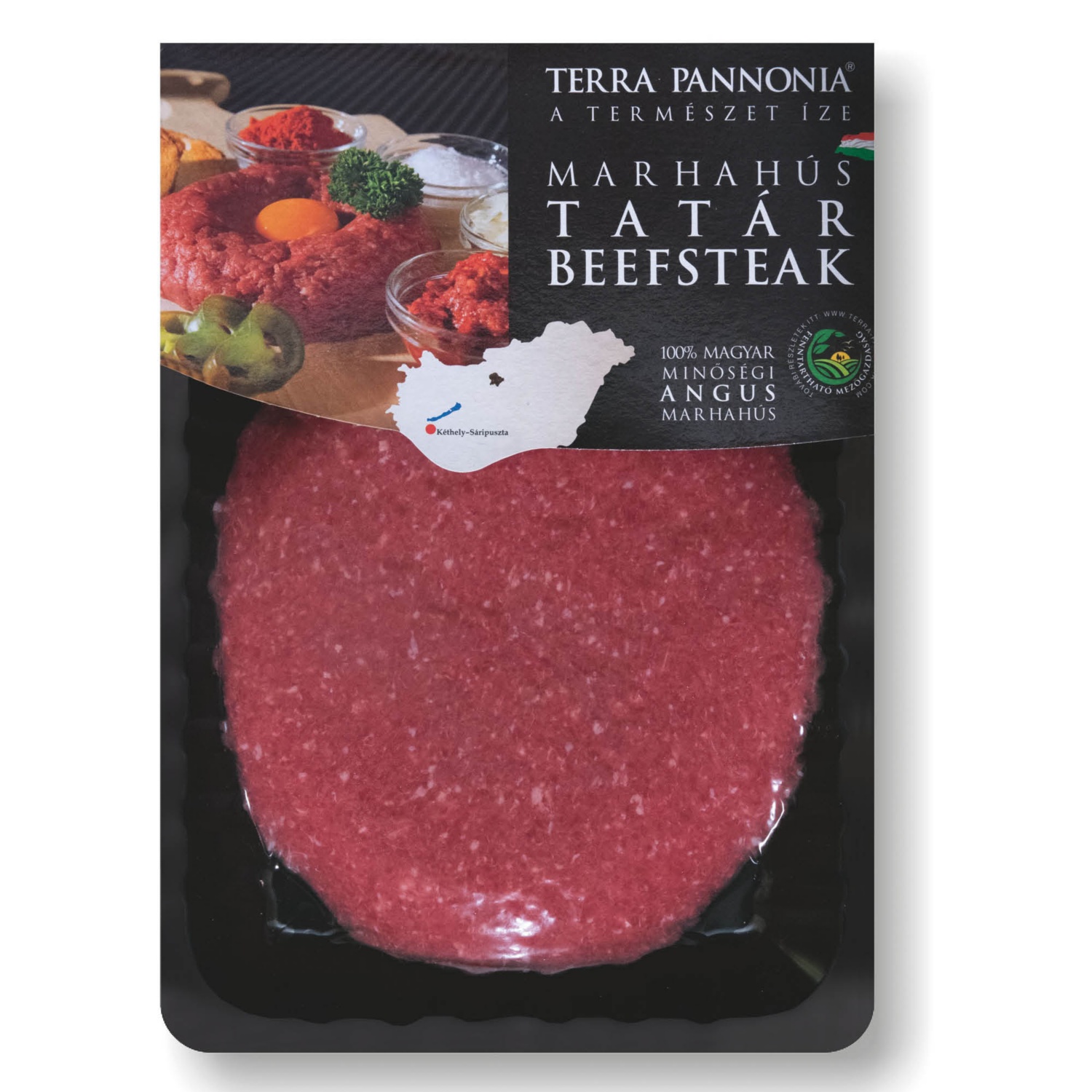 TERRA PANNONIA Friss tatár beefsteak, 350 g