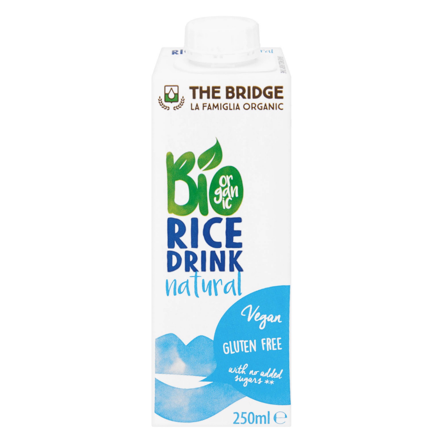 THE BRIDGE Bio rizsital 250 ml, natúr