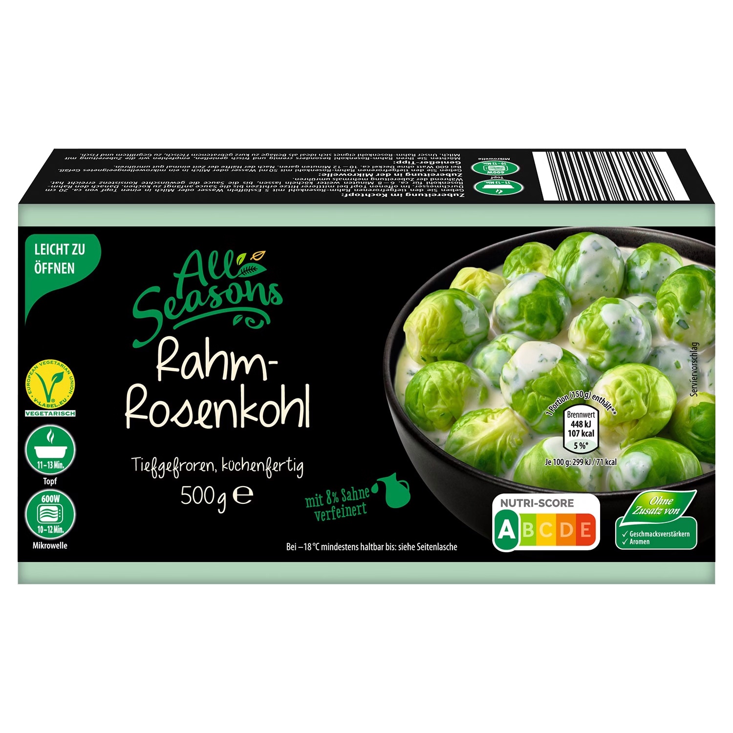 All Seasons Rahm-Rosenkohl 500 g