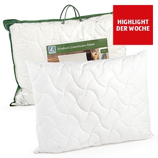 MY LIVING STYLE Schafwoll-Zirbenflocken-Polster