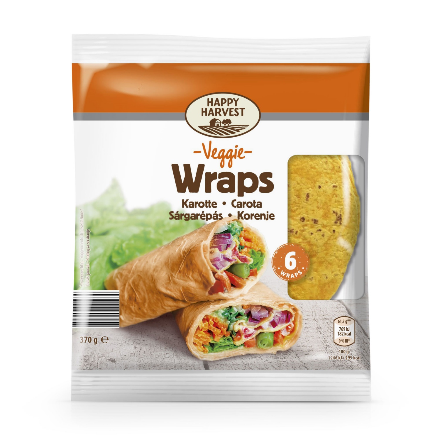 HAPPY HARVEST Veggie Wraps