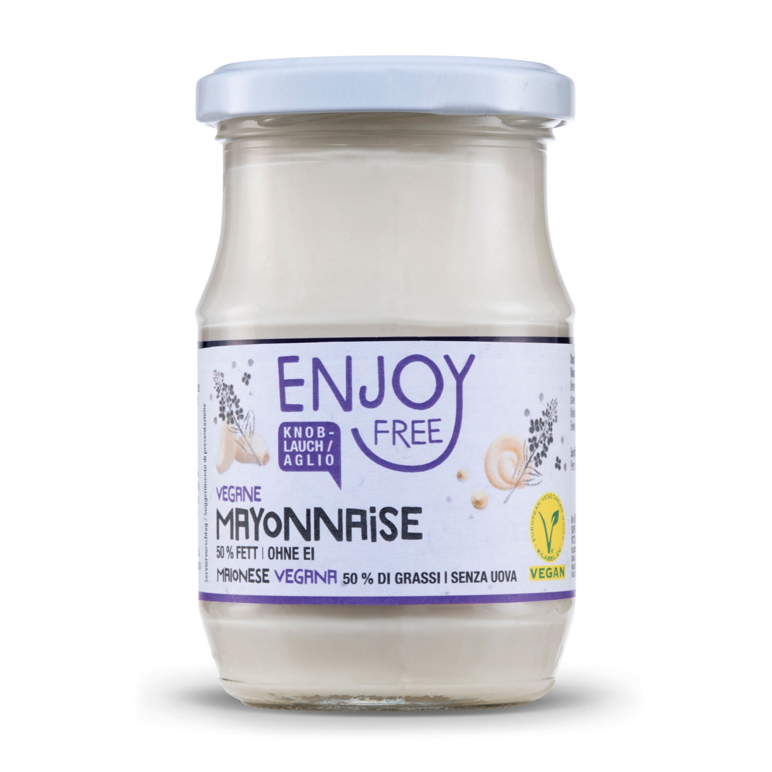 ENJOY FREE! Vegane Mayonnaise, Knoblauch
