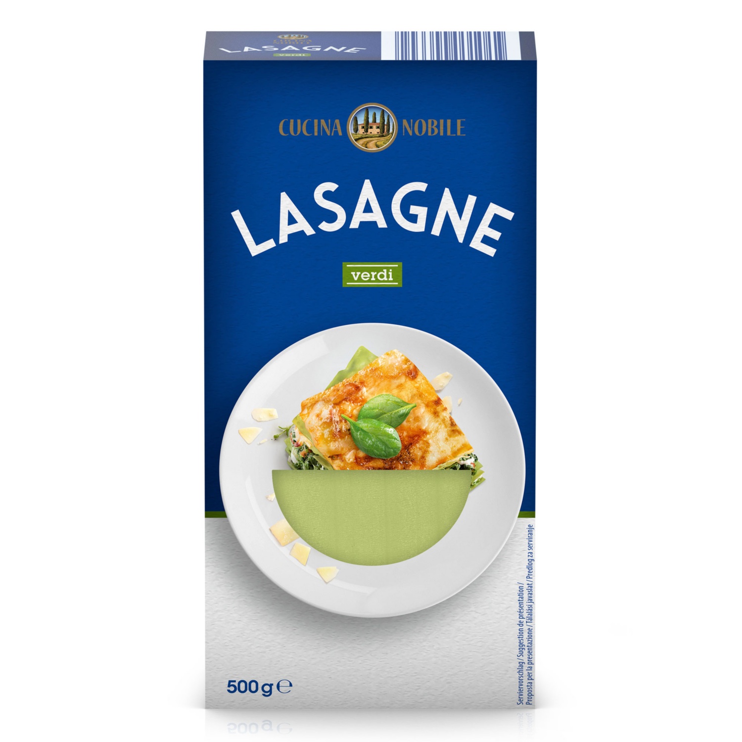 CUCINA NOBILE Lasagneblätter, Spinat