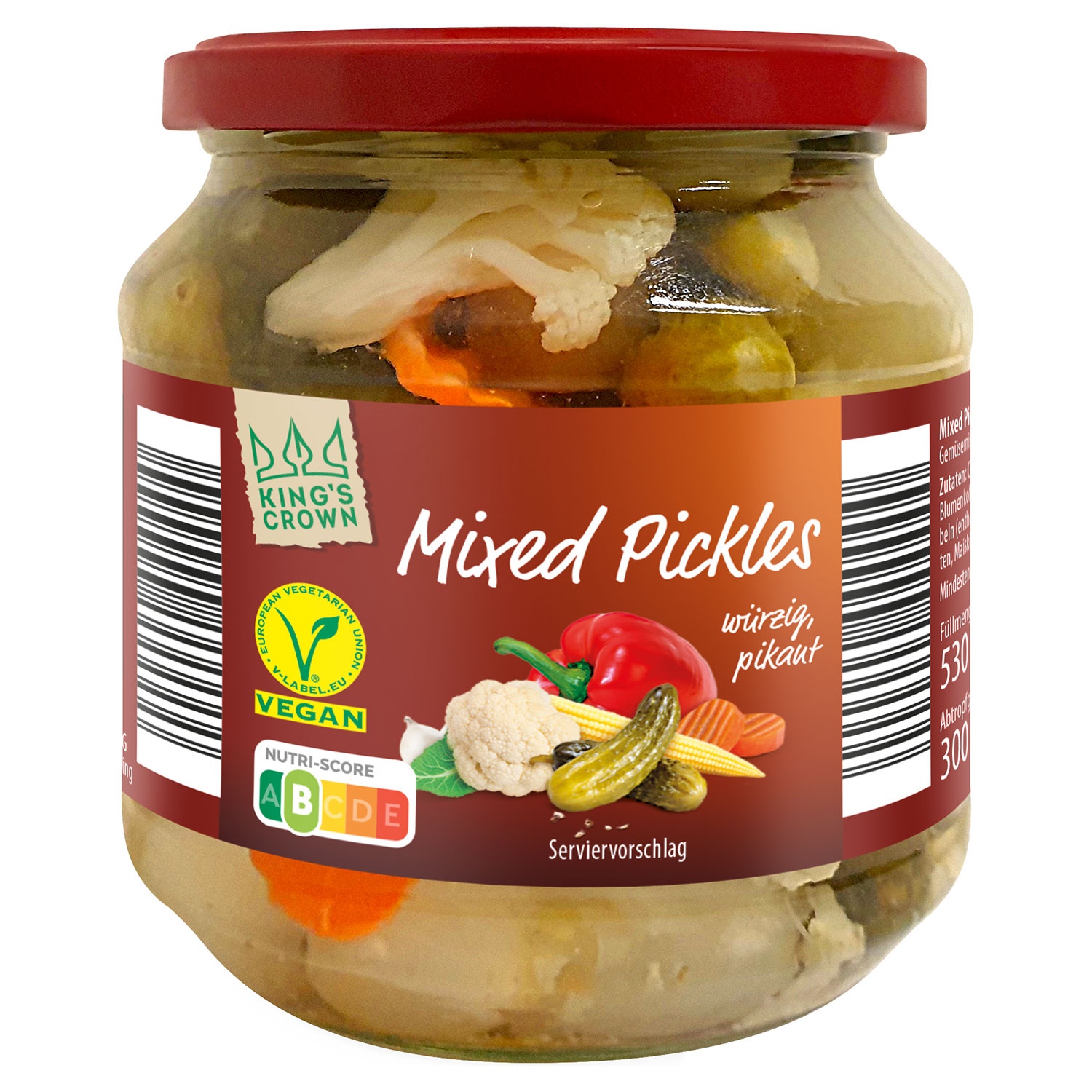 KING’S CROWN Mixed Pickles 580 ml