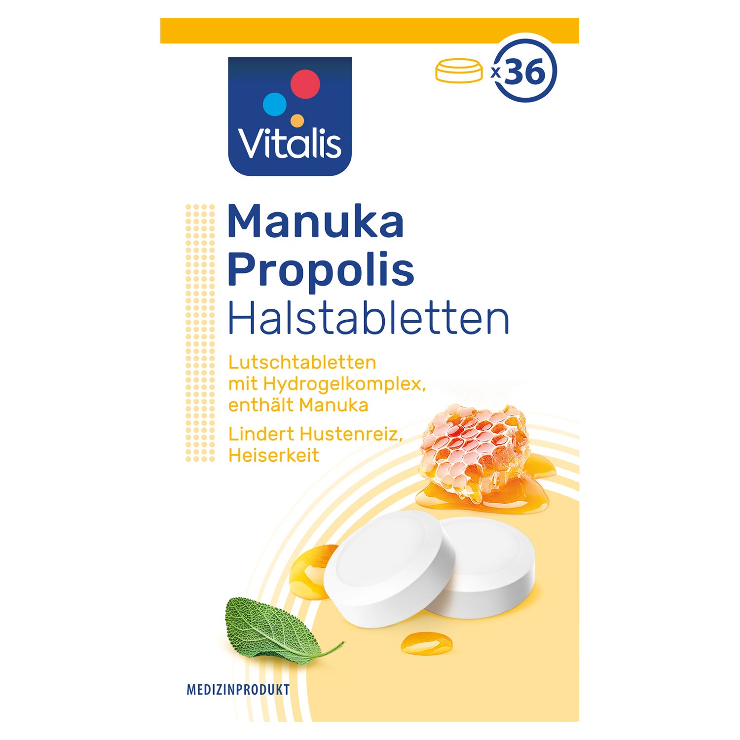 VITALIS® Manuka Propolis Halstabletten 36 g