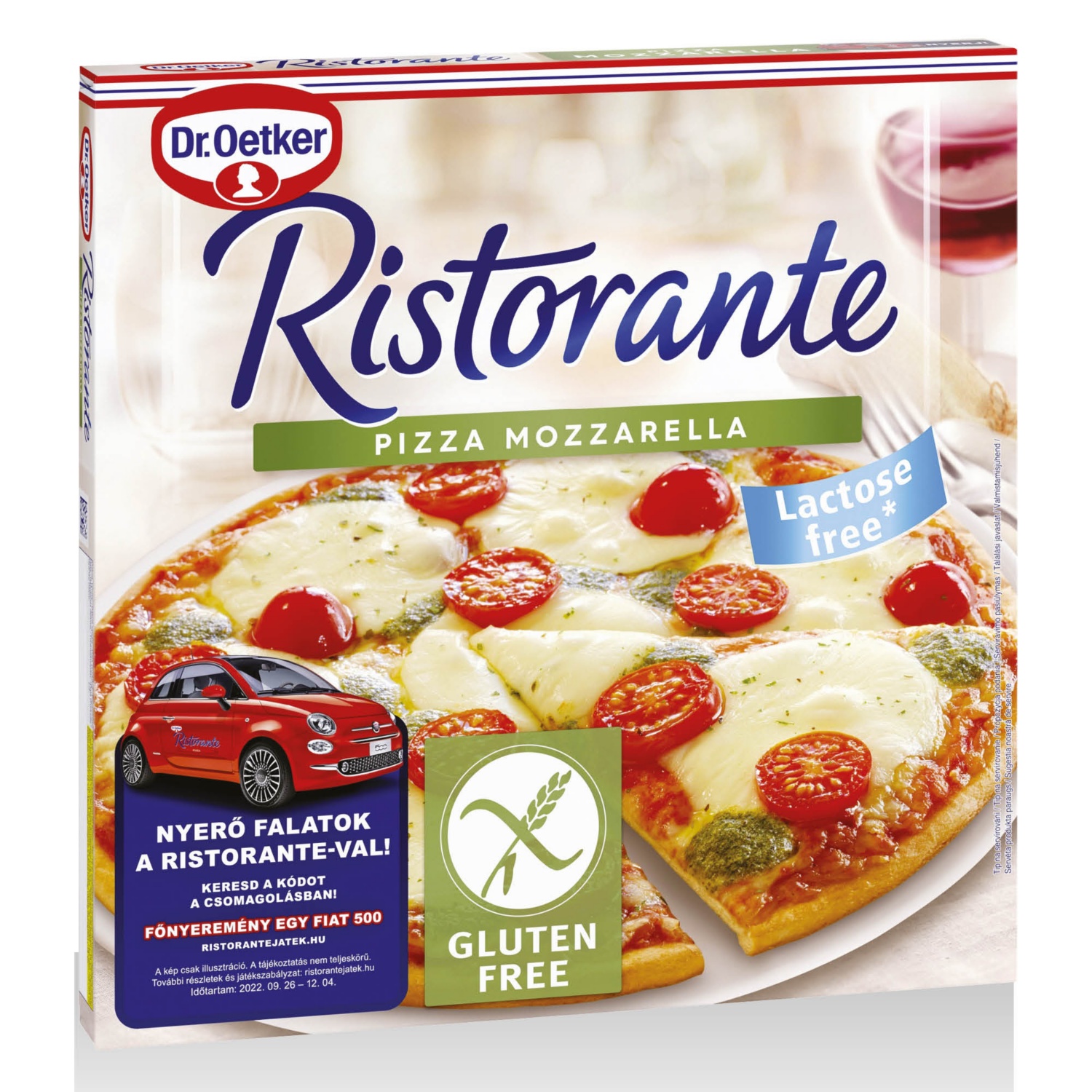 DR. OETKER Ristorante pizza mozzarella, 370 g