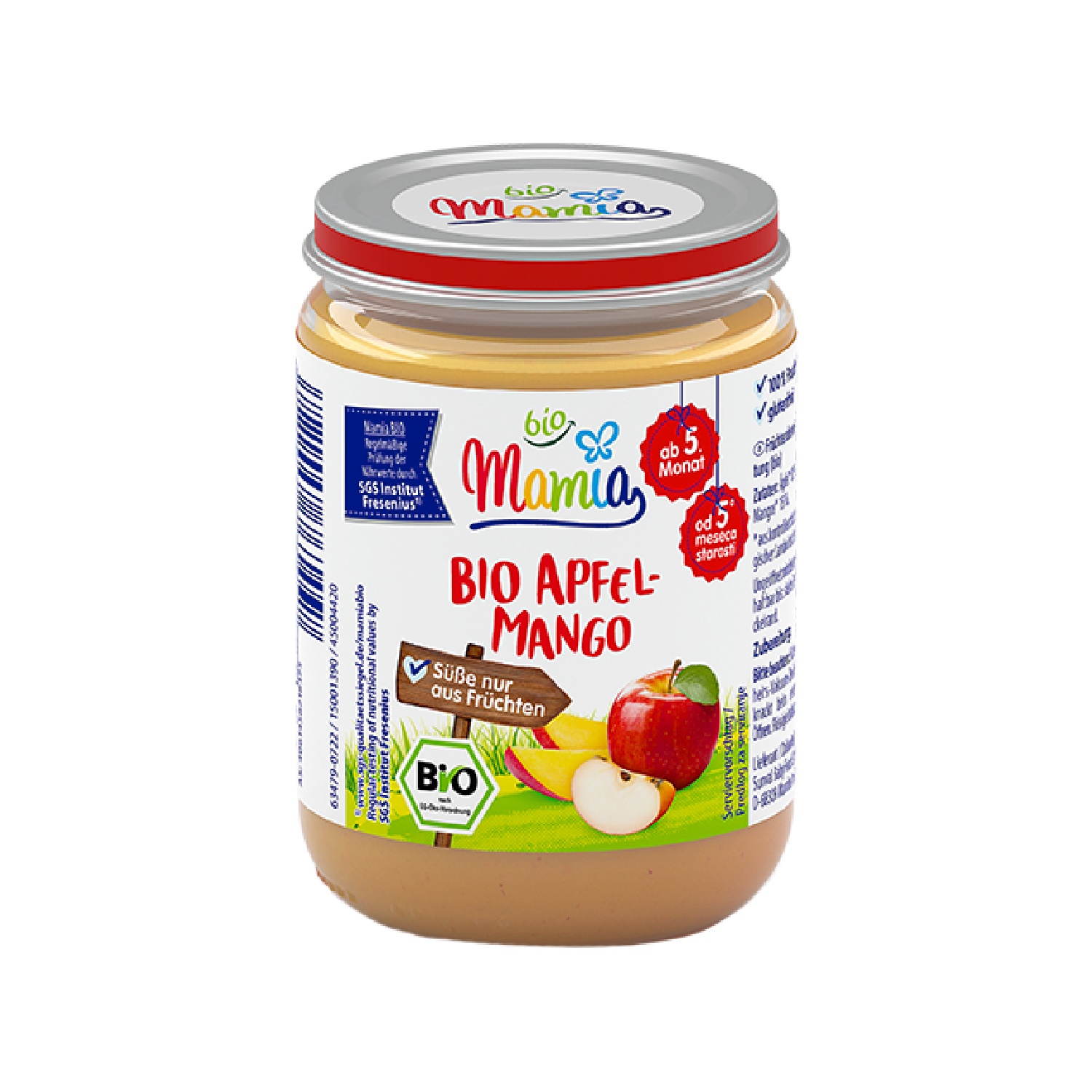 MAMIA BIO Bio-Apfel-Mango 190 g