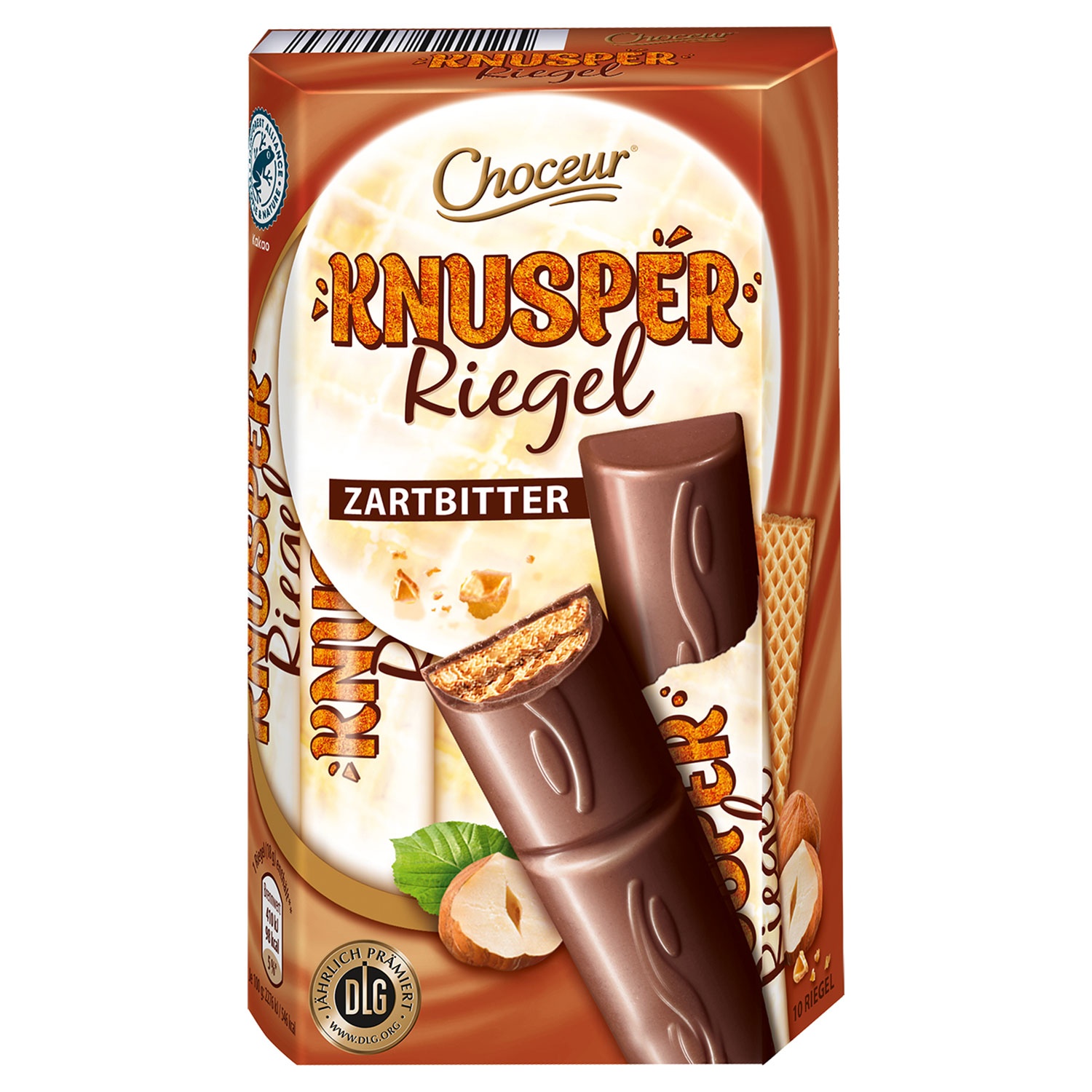 CHOCEUR Schoko-Knusper-Riegel 180 g