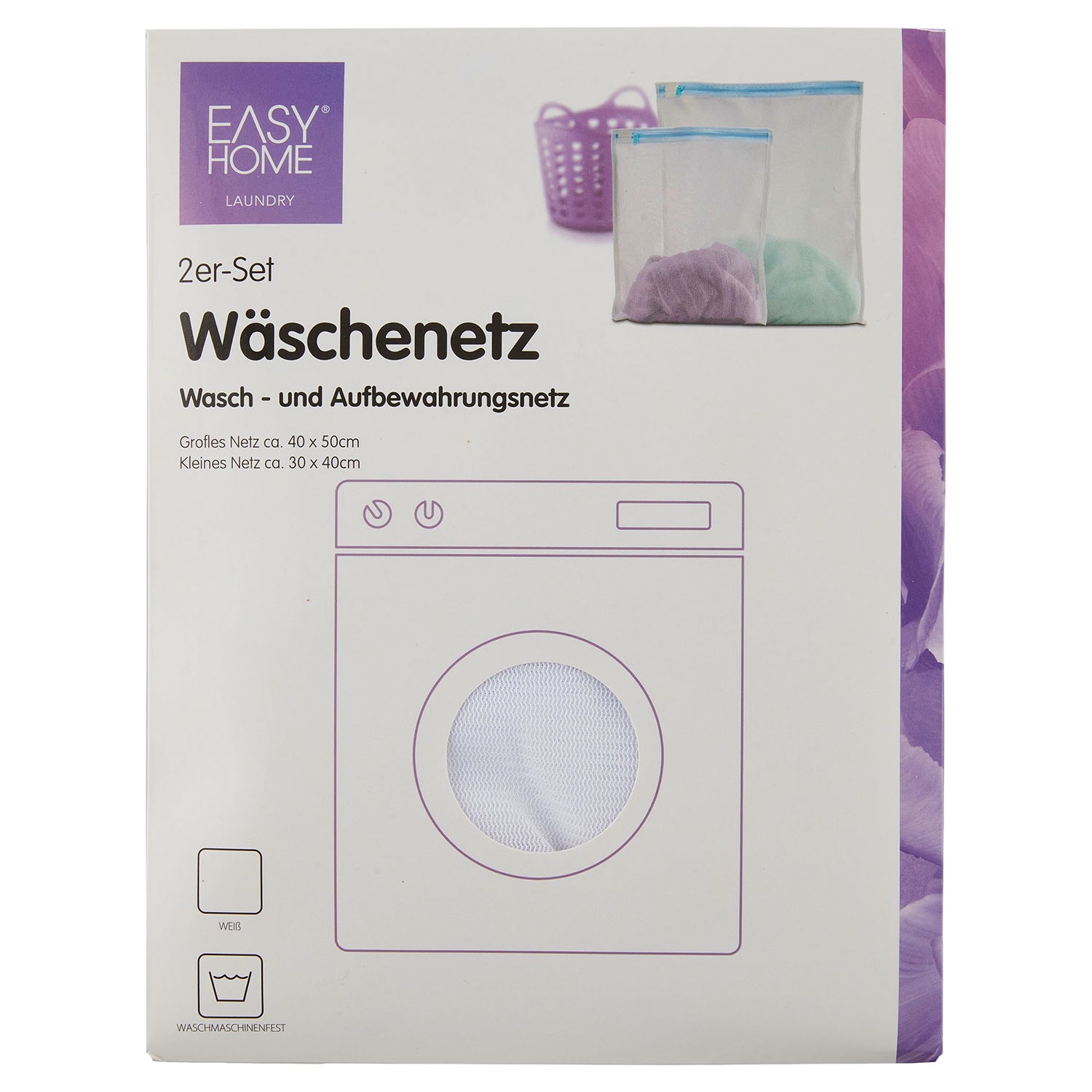 EASY HOME Wäschenetz, 2er-Set