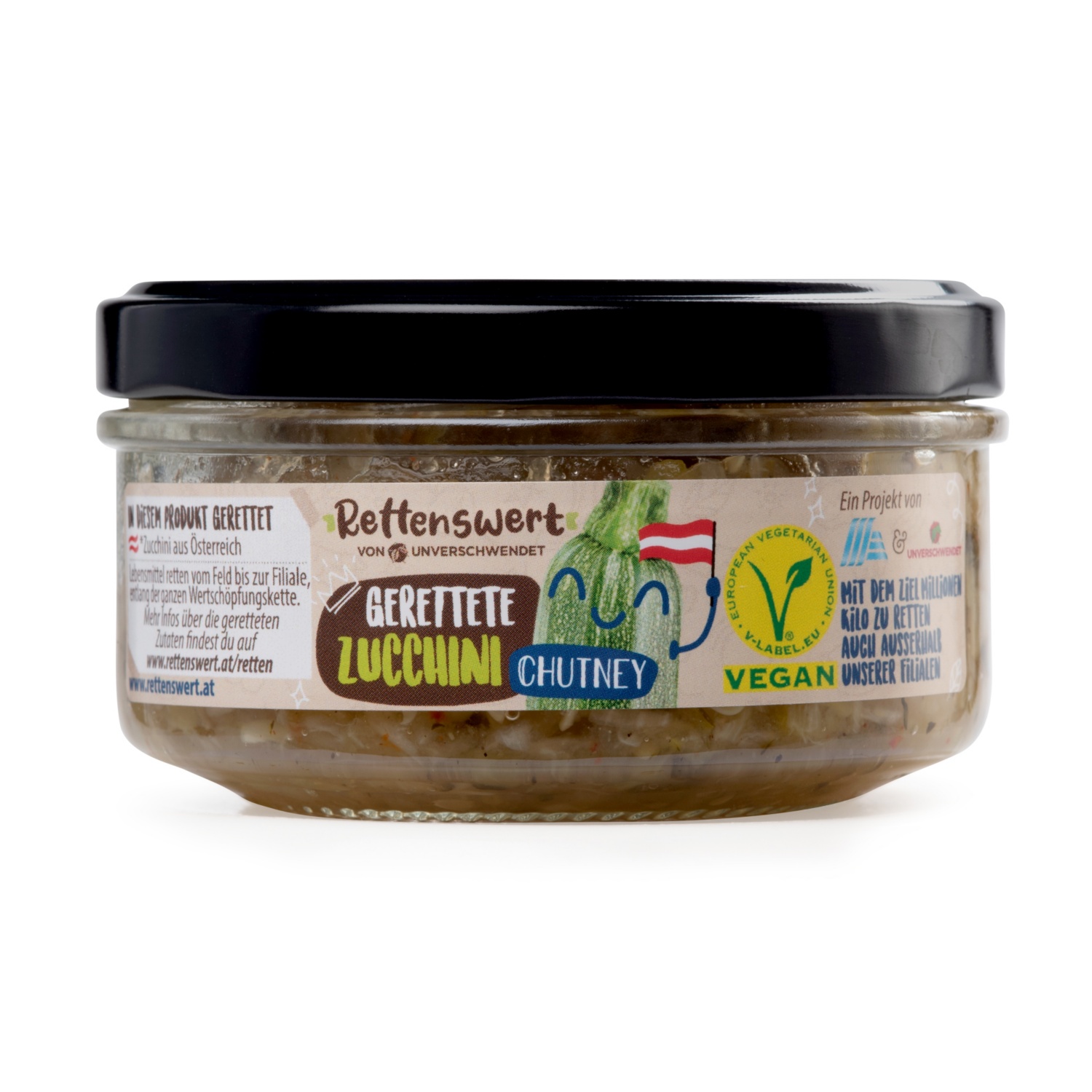 Rettenswert Chutney 150g, Zucchini