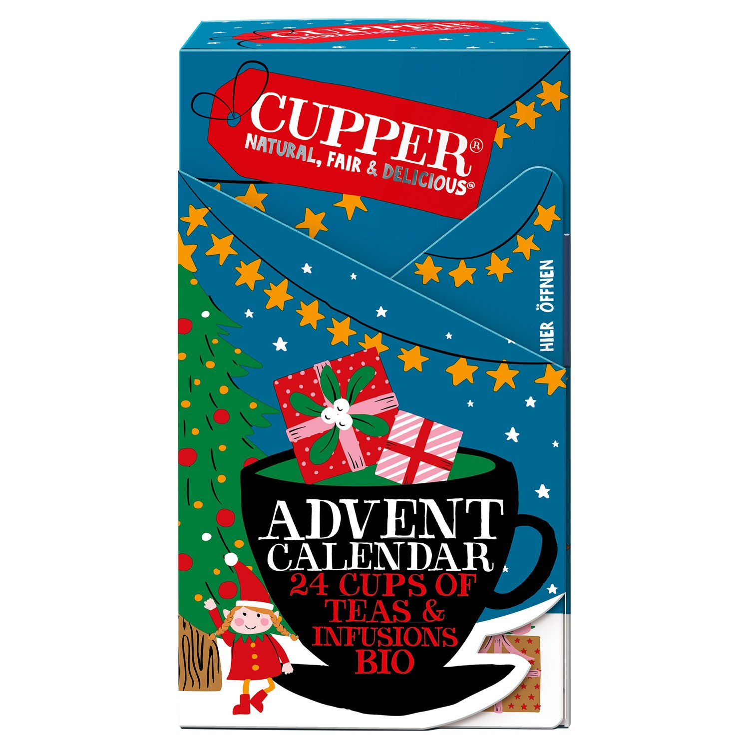 CUPPER® Bio-Tee-Adventskalender 48 g