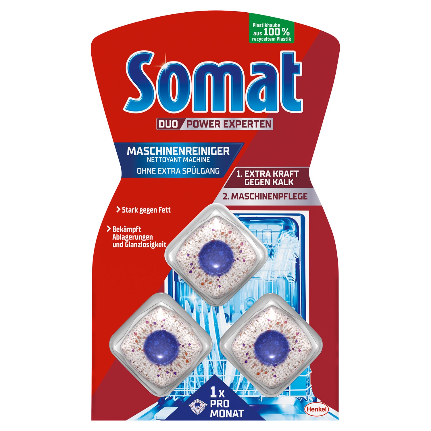 SOMAT Duo Maschinenreiniger, 3er-Packung