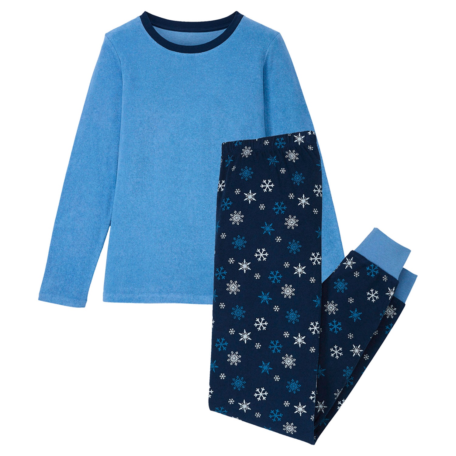 BLUE MOTION Damen Frottee-Pyjama