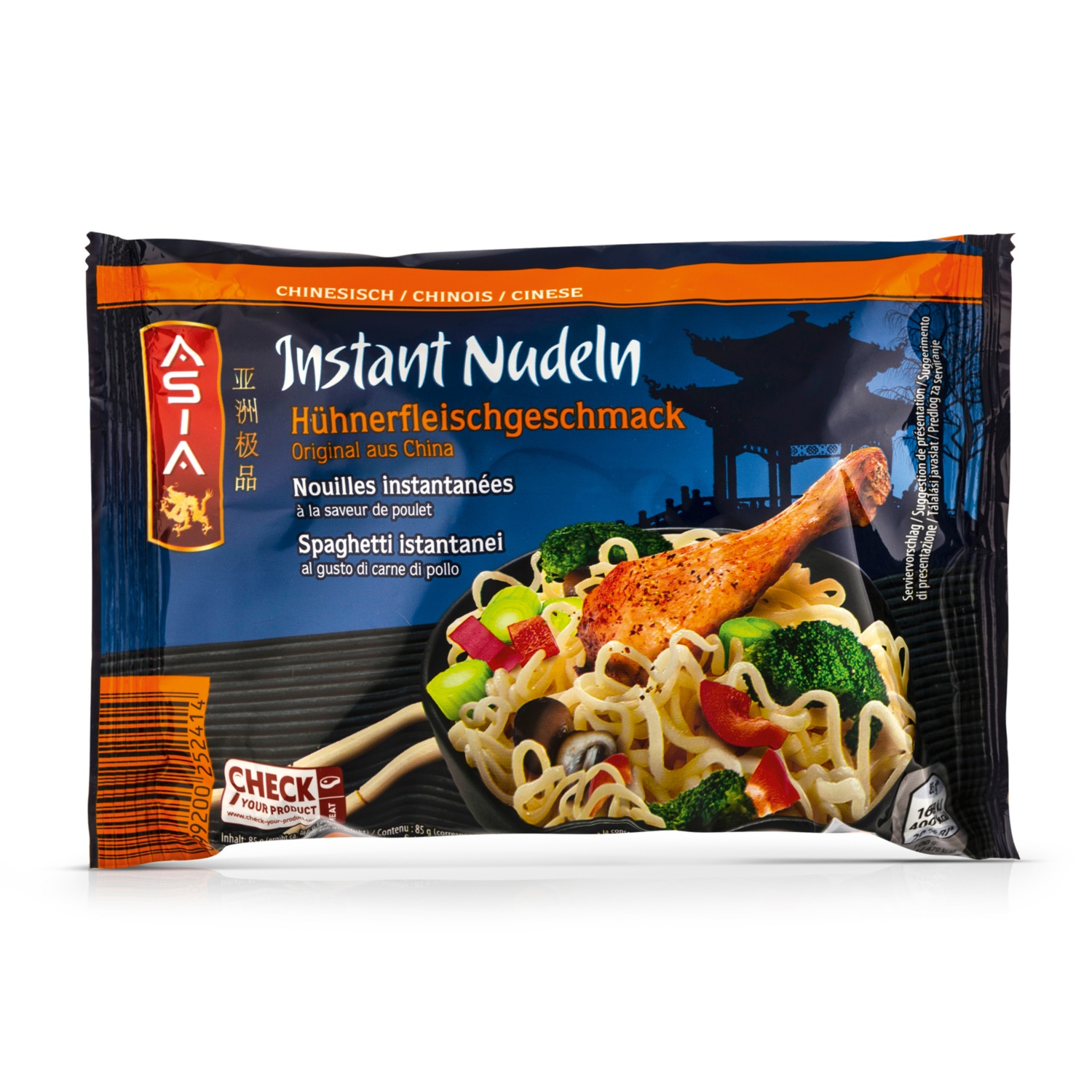 ASIA Instant Nudelgericht, Hühnerfleischgeschmack