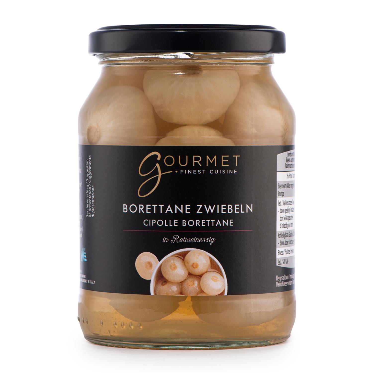 GOURMET Borettane Zwiebeln, Rotweinessig