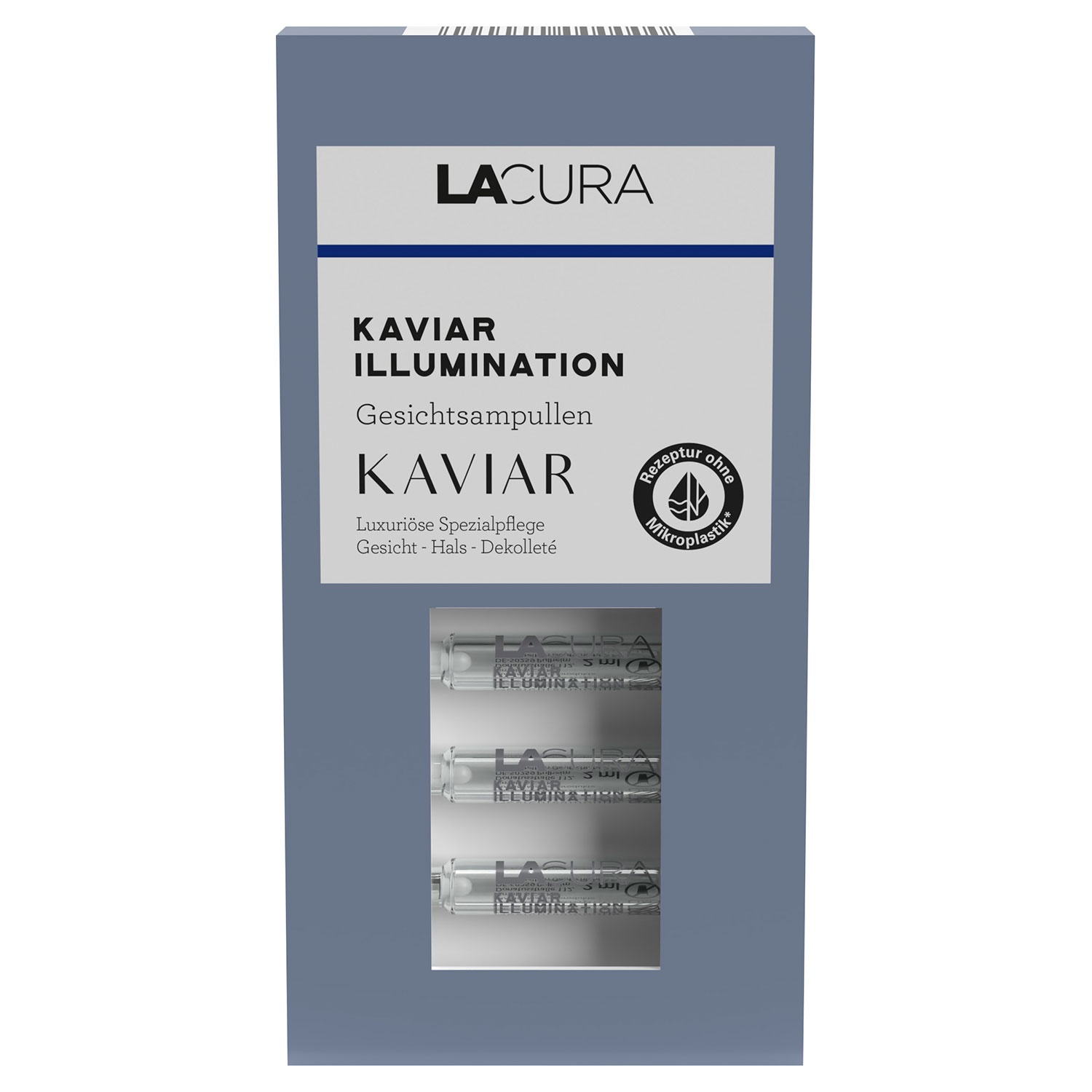LACURA Kaviar-Illumination-Intensiv-Pflege Gesichtsampullen 14 ml