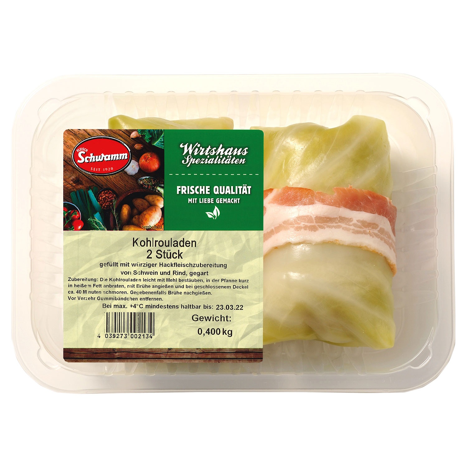 SCHWAMM Kohlrouladen 400 g | ALDI SÜD