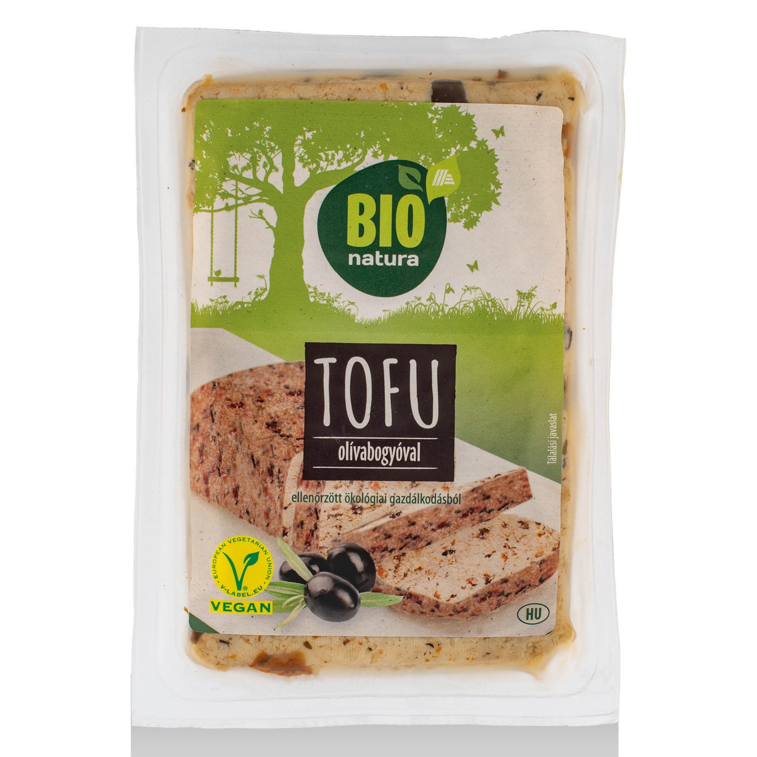 BIO NATURA Bio tofu, olívás, 200 g