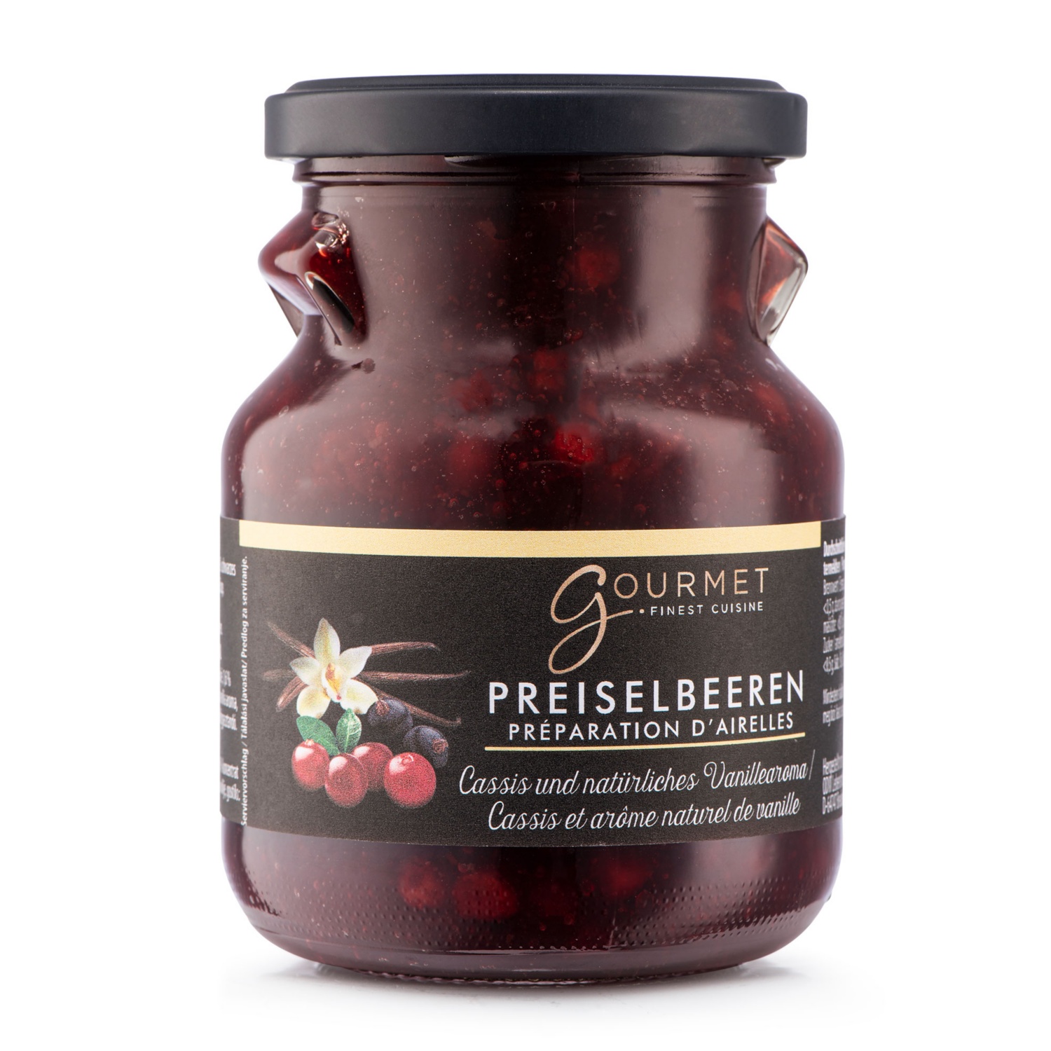 GOURMET Preiselbeer Variation, Cassis und Vanille