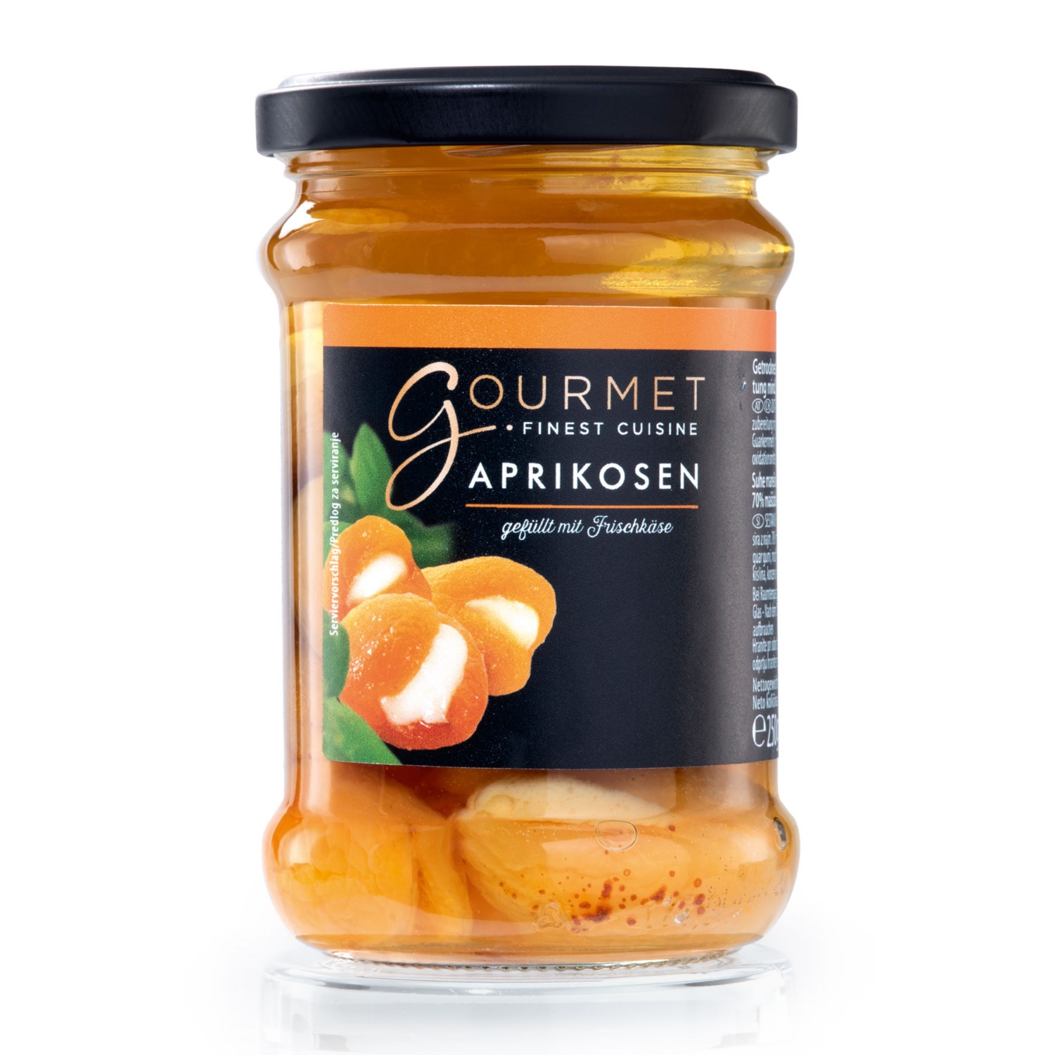GOURMET Früchte, gefüllt, Aprikosen gefüllt
