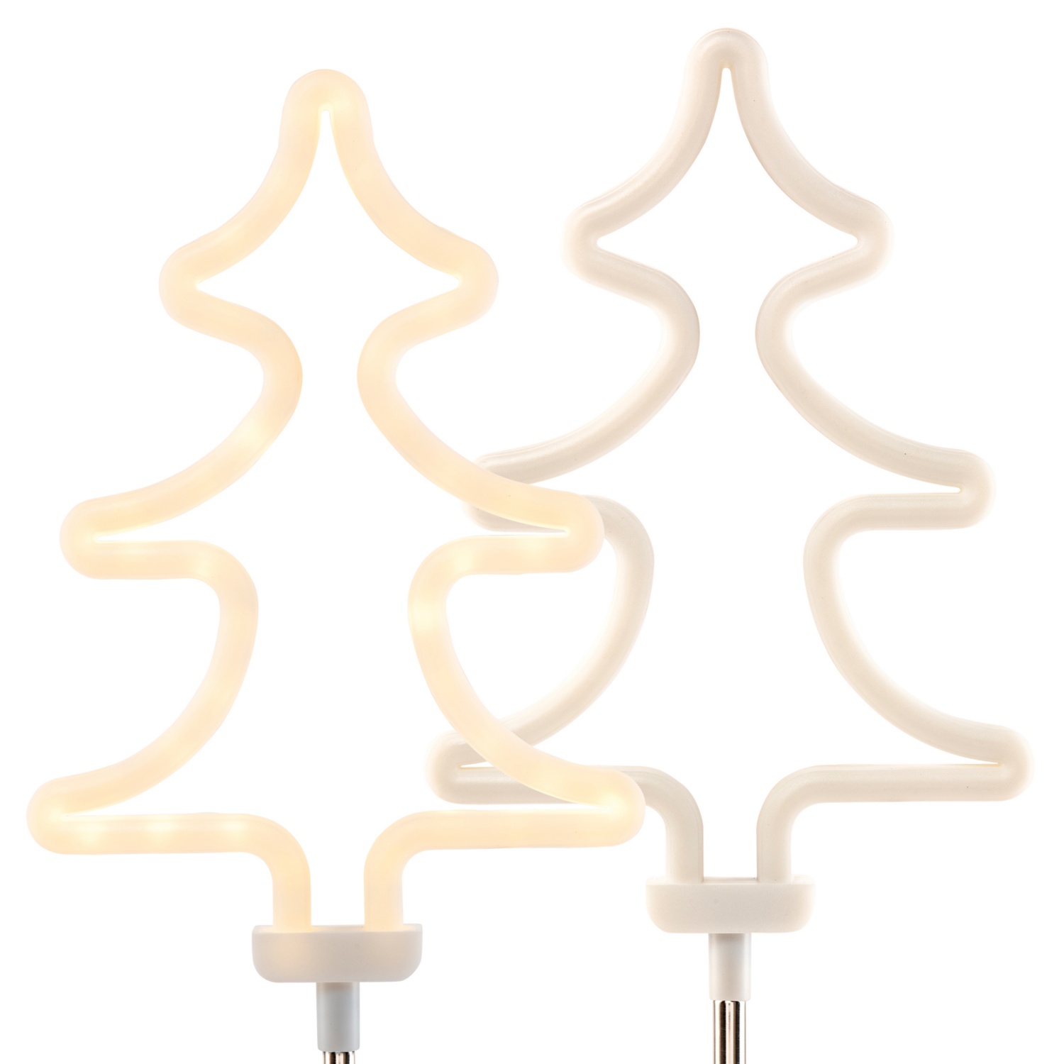 LED Neon Gartenstecker, Tannenbaum HOFER