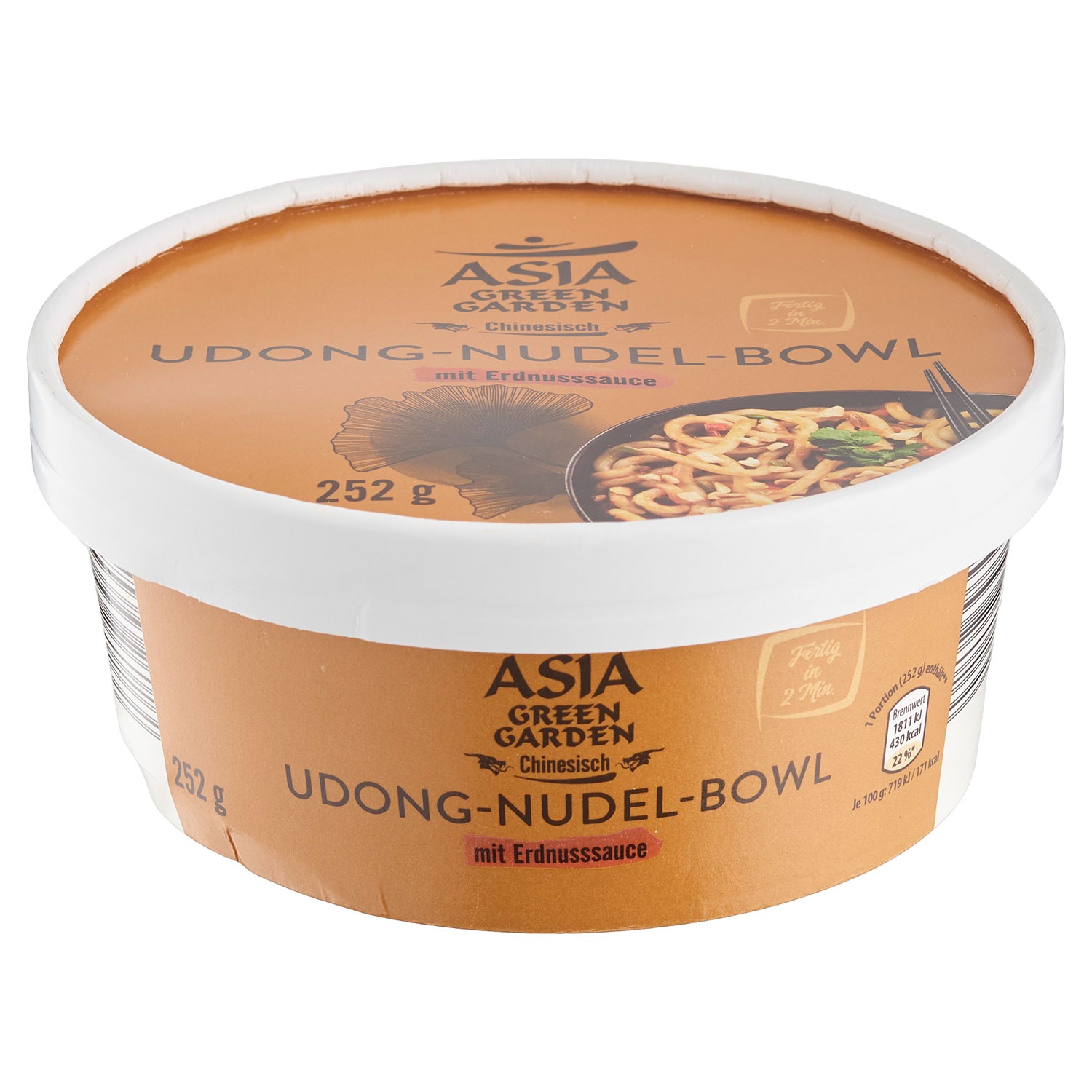 ASIA GREEN GARDEN Udong-Nudel-Bowl 252 g