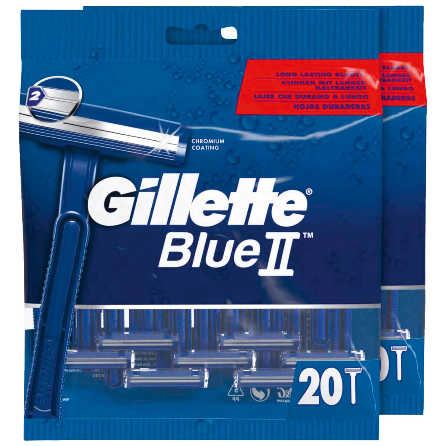 GILLETTE Einwegrasierer Blue II