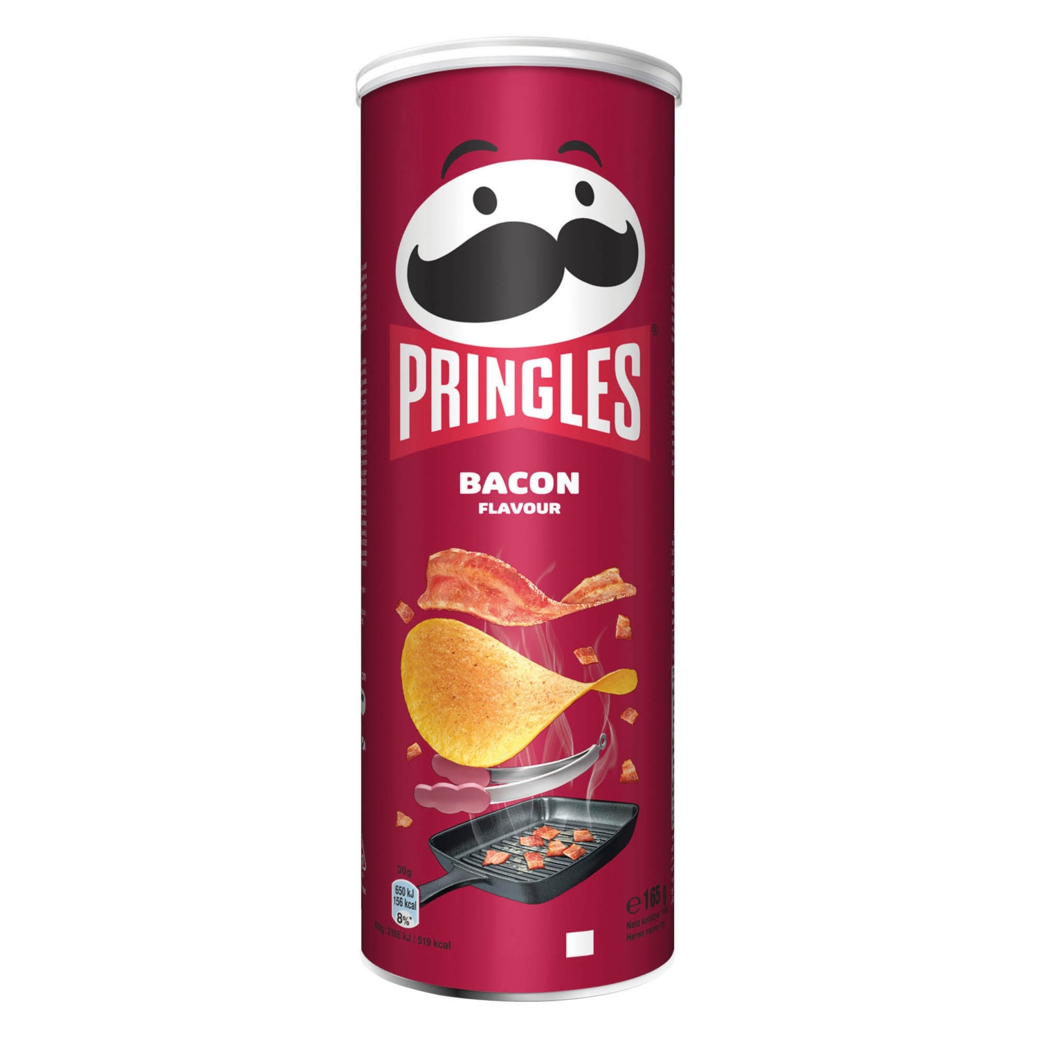 PRINGLES Burgonyasnack, 165 g, Bacon