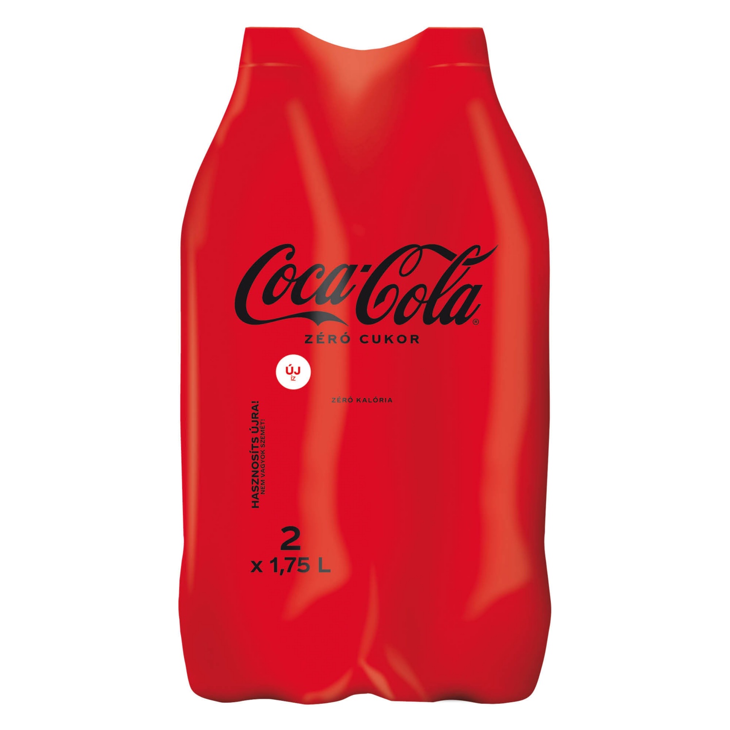 COCA-COLA Zero Szénsavas üdítőital, 2 palack, 2 x 1,75 l